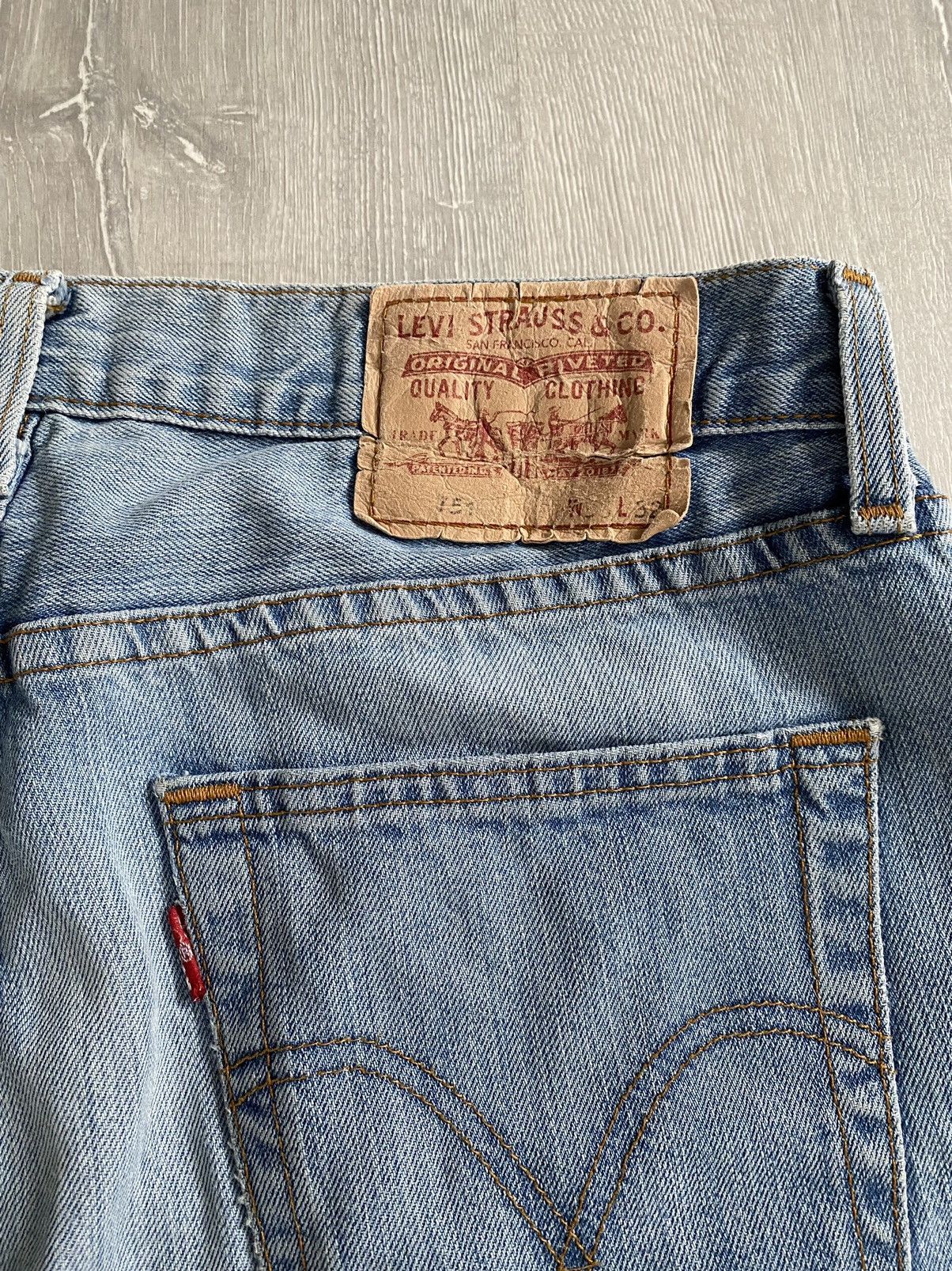 Levi's × Vintage Levi’s 751 vintage baby blue jeans denim pants Size US 33 - 5 Thumbnail