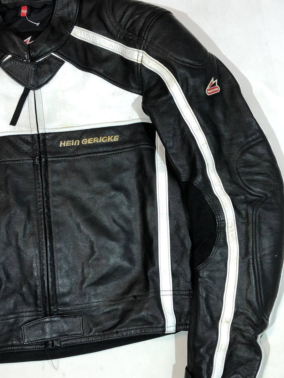 Hein Gericke Hein Gericke Moto Leather Jacket Vintage Racing Size US M / EU 48-50 / 2 - 9 Thumbnail