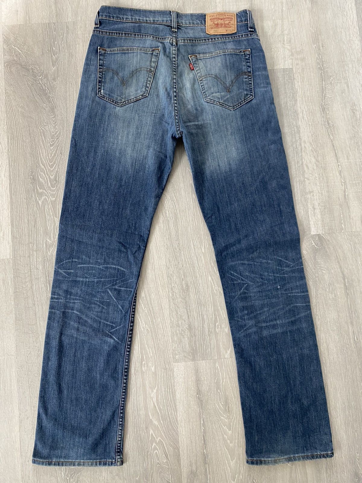Levi's × Vintage Levi’s 752 vintage blue jeans denim pants Size US 33 - 2 Thumbnail