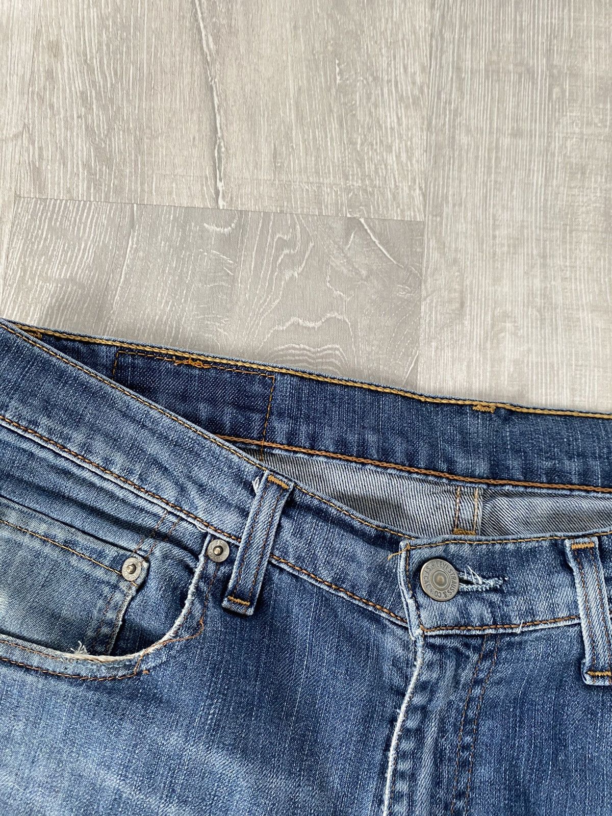 Levi's × Vintage Levi’s 752 vintage blue jeans denim pants Size US 33 - 5 Thumbnail