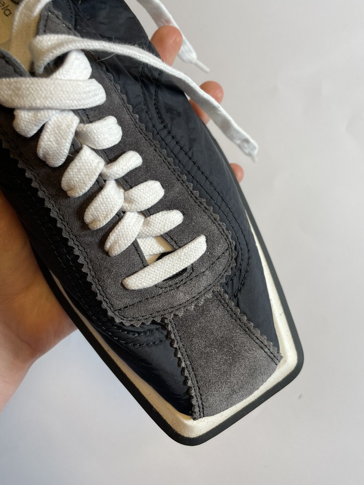 Maison Margiela MM6 Maison Margiela Black 6 Racer Sneakers Size US 6.5 / EU 39-40 - 11 Thumbnail