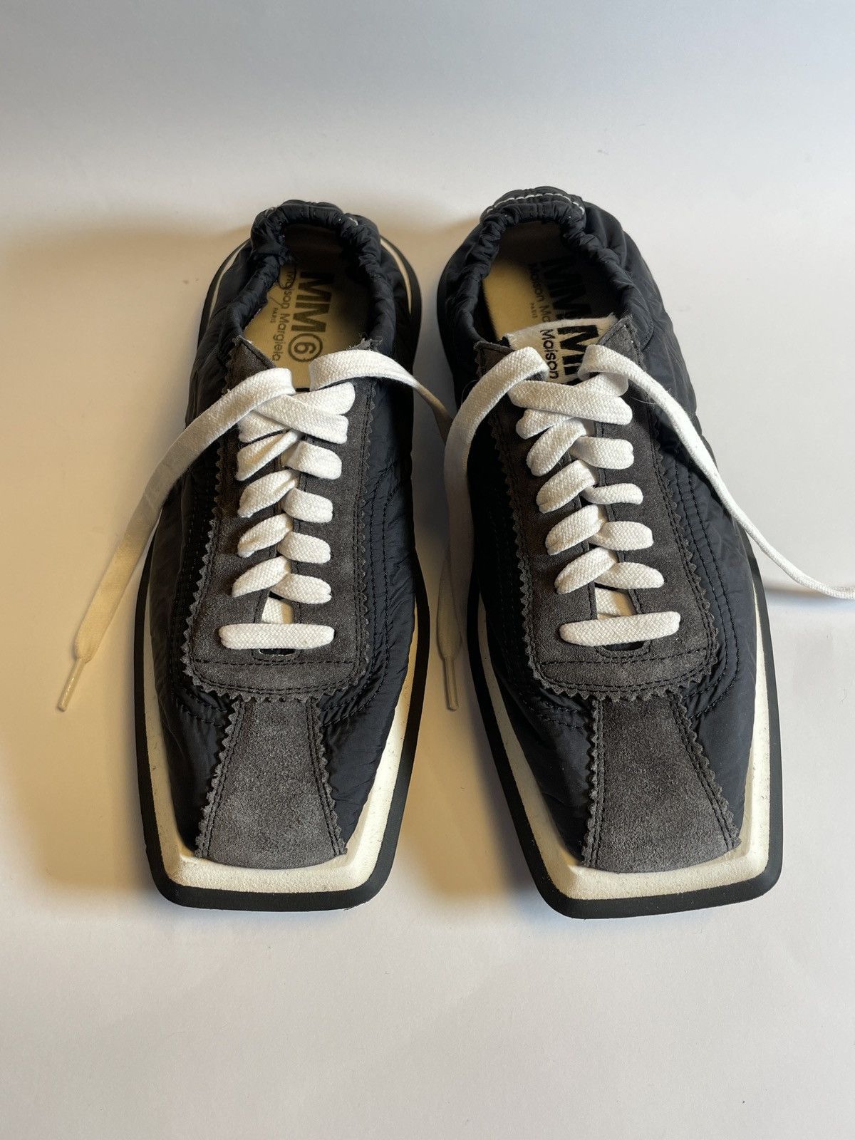 Maison Margiela MM6 Maison Margiela Black 6 Racer Sneakers Size US 6.5 / EU 39-40 - 4 Thumbnail