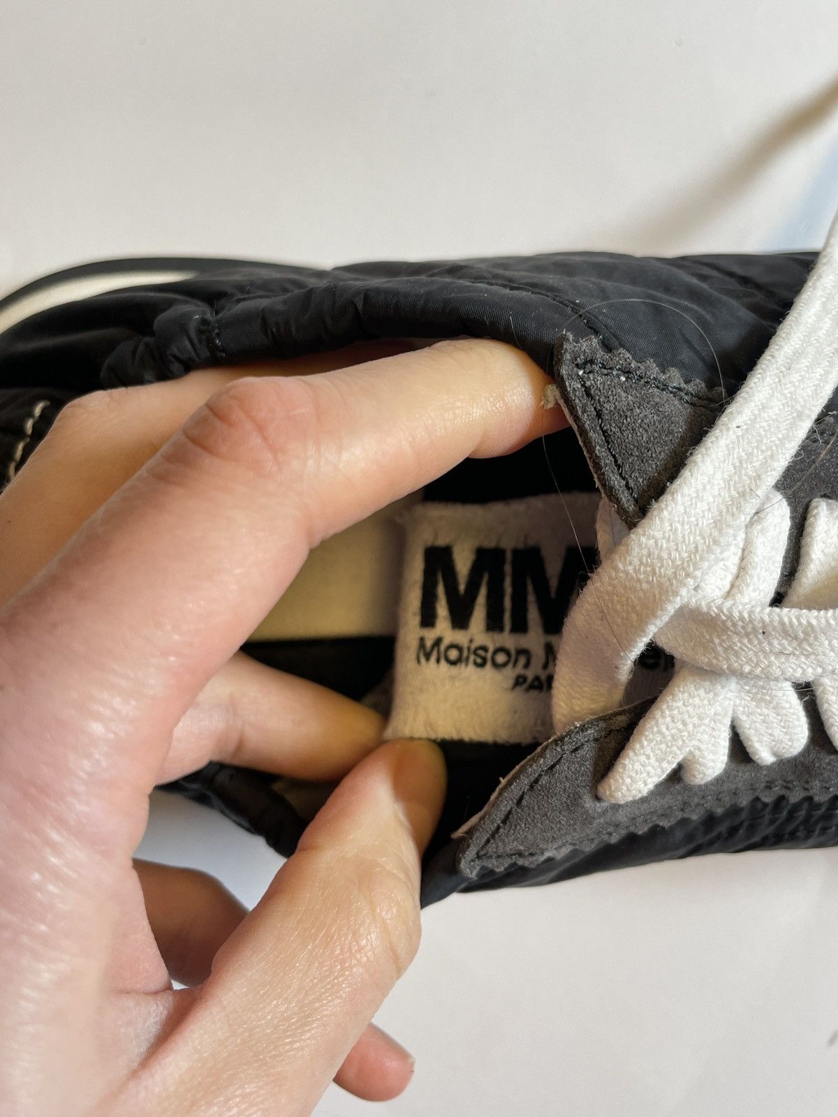 Maison Margiela MM6 Maison Margiela Black 6 Racer Sneakers Size US 6.5 / EU 39-40 - 12 Thumbnail