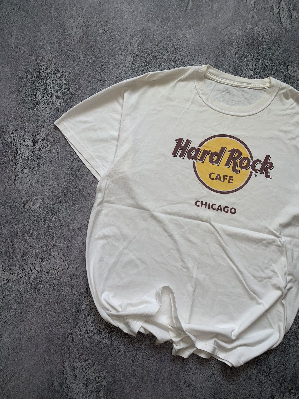 Hard Rock Cafe × Vintage Hard Rock Cafe L big logo Chicago tee T-shirt polo dress Size US L / EU 52-54 / 3 - 2 Thumbnail