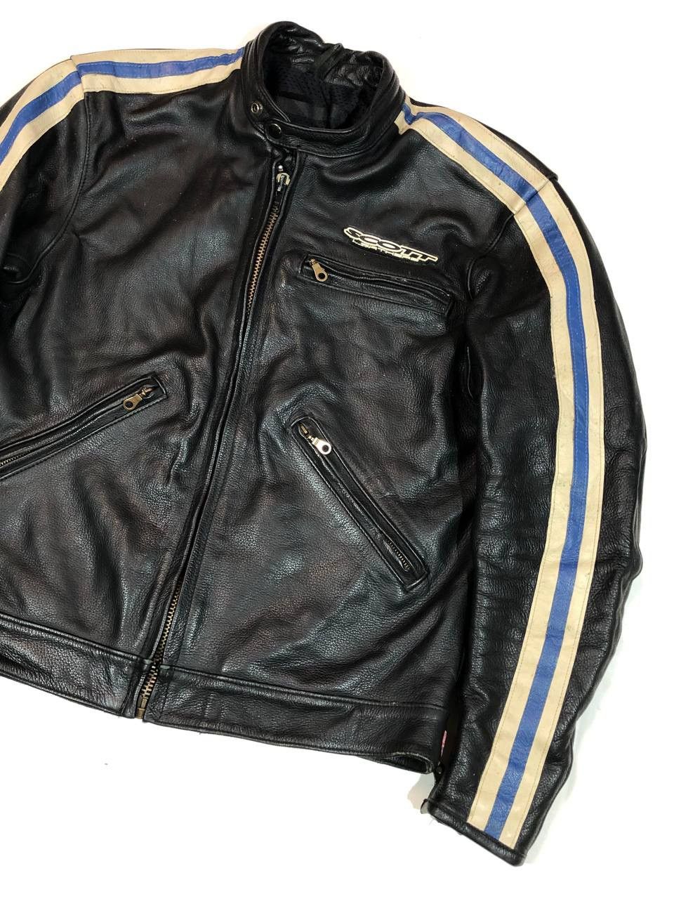 Other Scott Moto Leather Jacket Racing Vintage Size US M / EU 48-50 / 2 - 5 Thumbnail