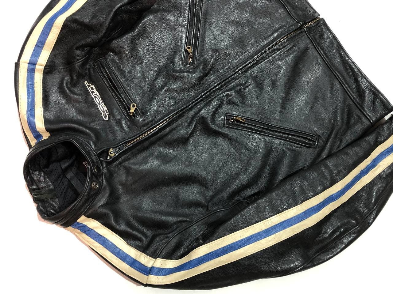 Other Scott Moto Leather Jacket Racing Vintage Size US M / EU 48-50 / 2 - 8 Thumbnail