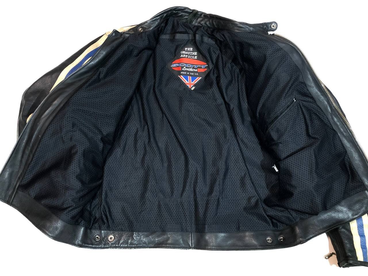 Other Scott Moto Leather Jacket Racing Vintage Size US M / EU 48-50 / 2 - 13 Thumbnail