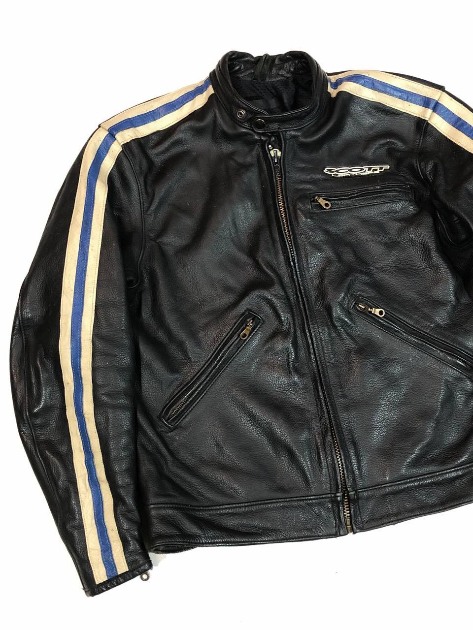 Other Scott Moto Leather Jacket Racing Vintage Size US M / EU 48-50 / 2 - 6 Thumbnail