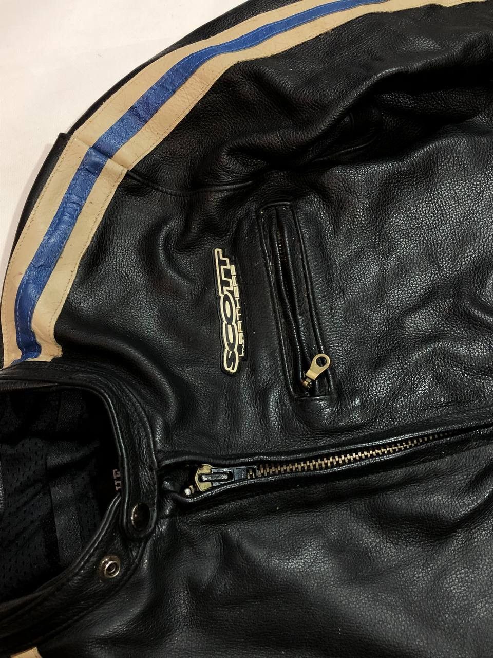 Other Scott Moto Leather Jacket Racing Vintage Size US M / EU 48-50 / 2 - 9 Thumbnail