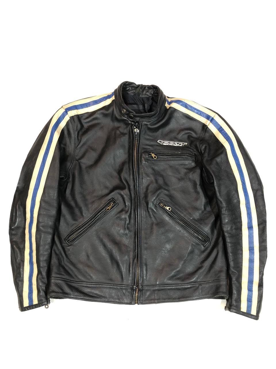 Other Scott Moto Leather Jacket Racing Vintage Size US M / EU 48-50 / 2 - 1 Thumbnail