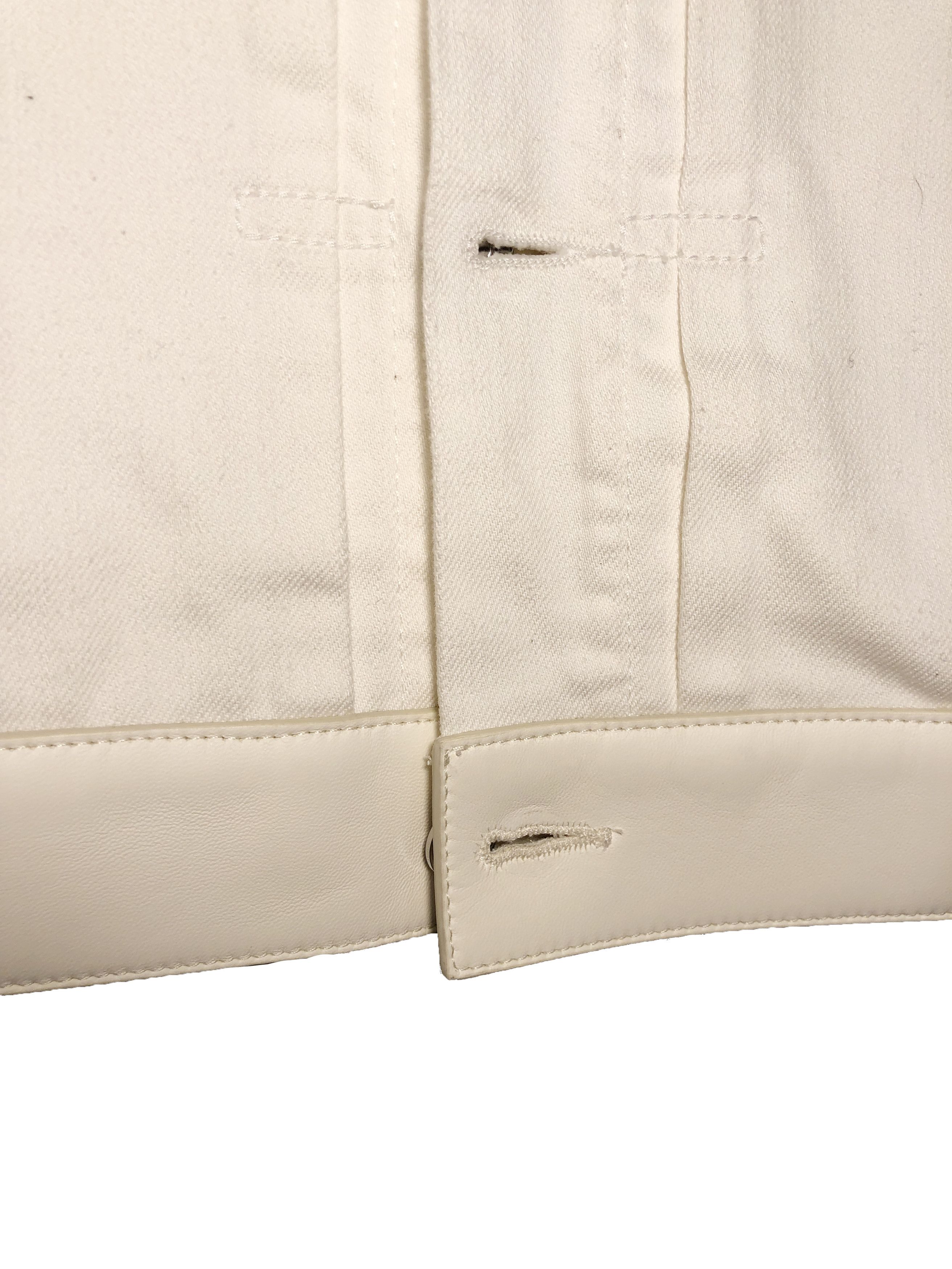 Berluti White Denim Jacket (Haider Era) Size US L / EU 52-54 / 3 - 2 Thumbnail
