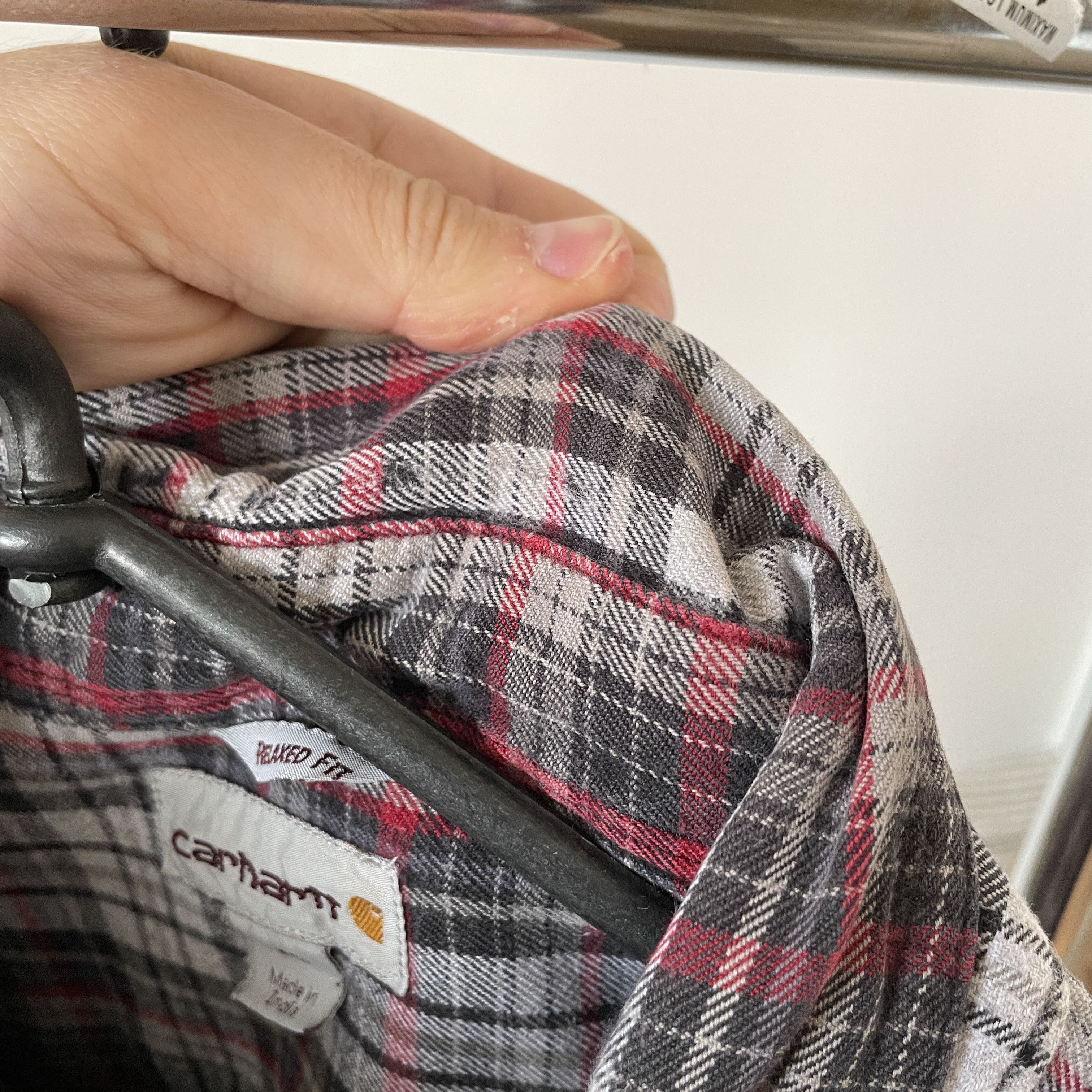 Carhartt Carhartt Vintage Heavy Flannel Plaid Work Shirt Size 2XL Size US XXL / EU 58 / 5 - 6 Thumbnail
