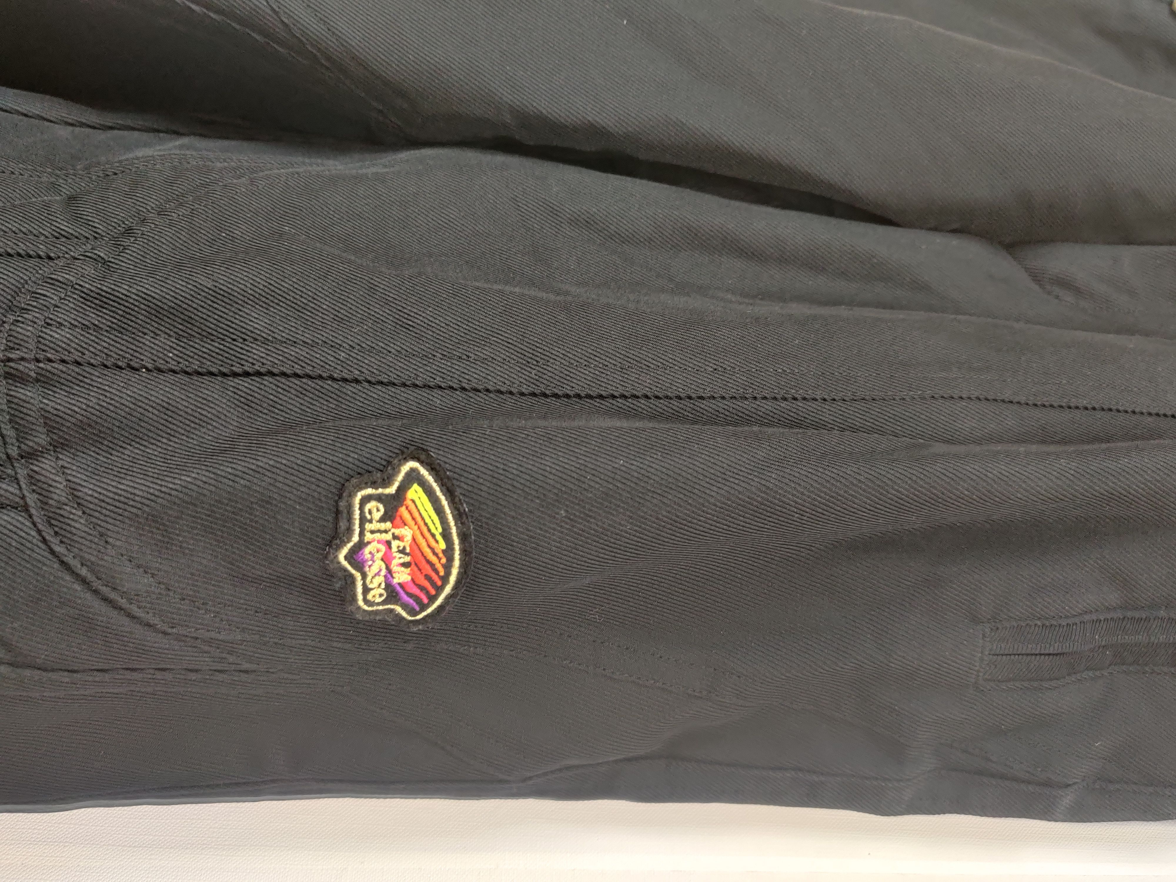 Ellesse Vintage Ellese Ski Jumpsuit Overalls Black Pants Size US 29 - 4 Thumbnail
