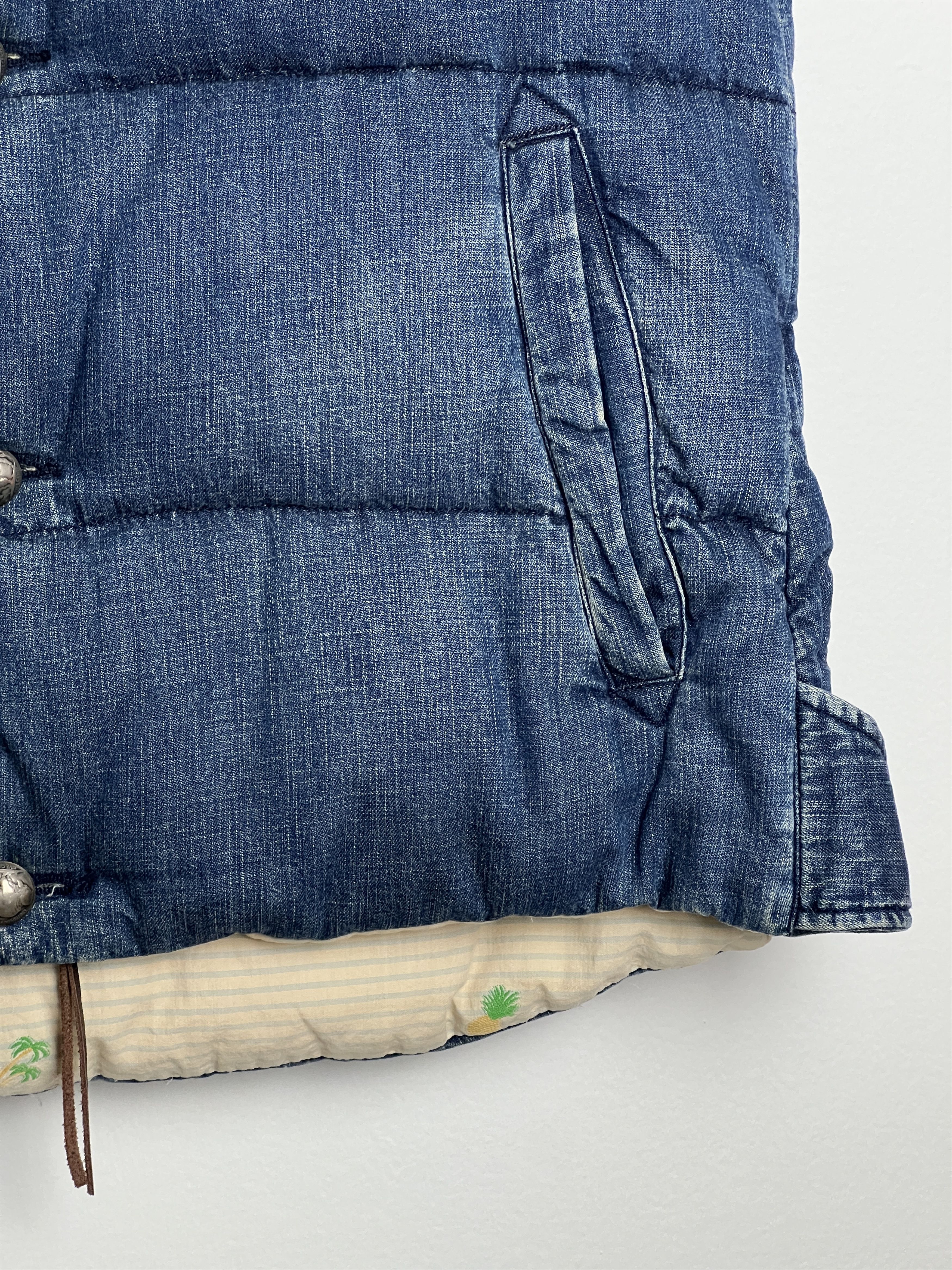 Remi Relief Denim Down Vest Size US M / EU 48-50 / 2 - 3 Thumbnail