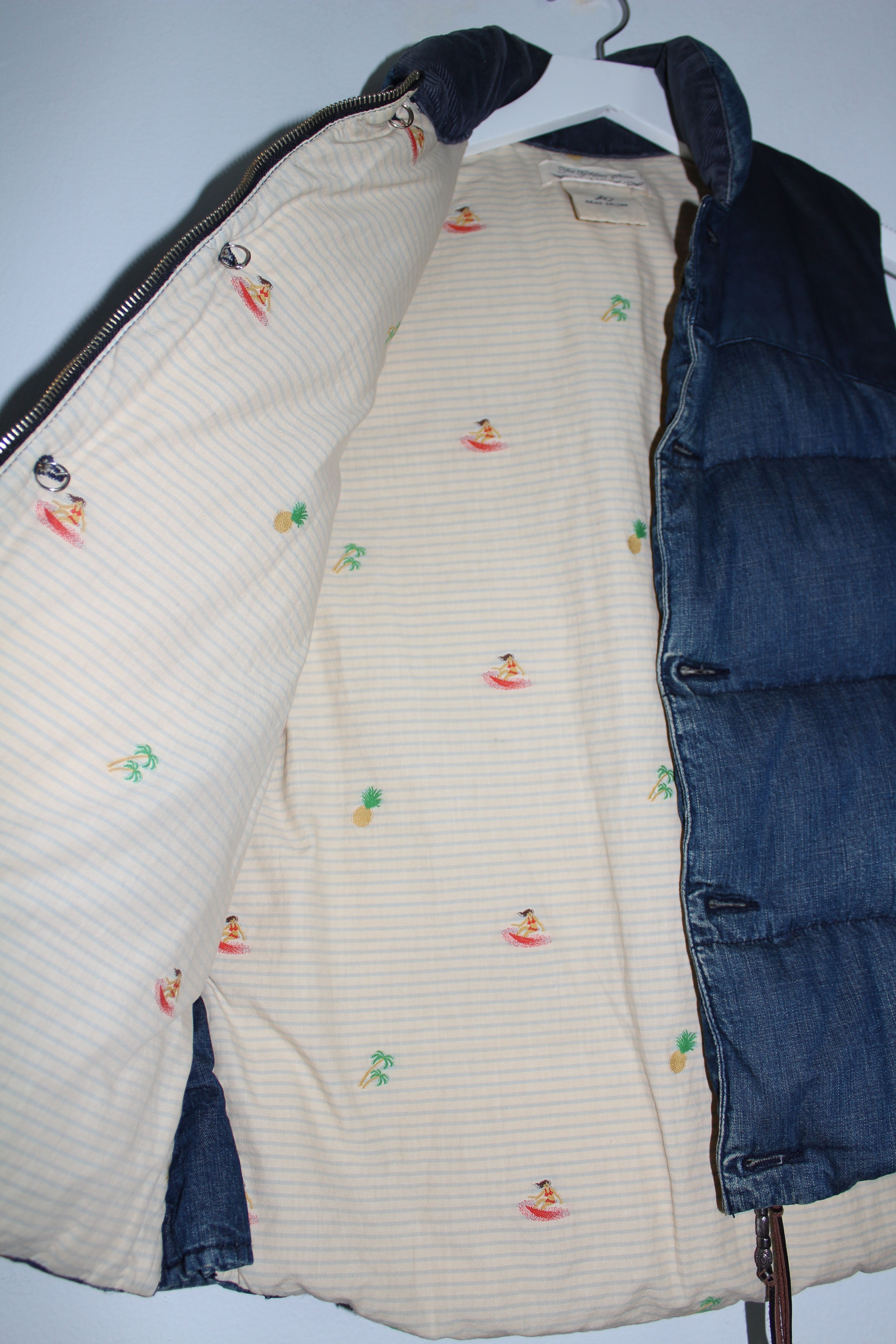 Remi Relief Denim Down Vest Size US M / EU 48-50 / 2 - 9 Thumbnail