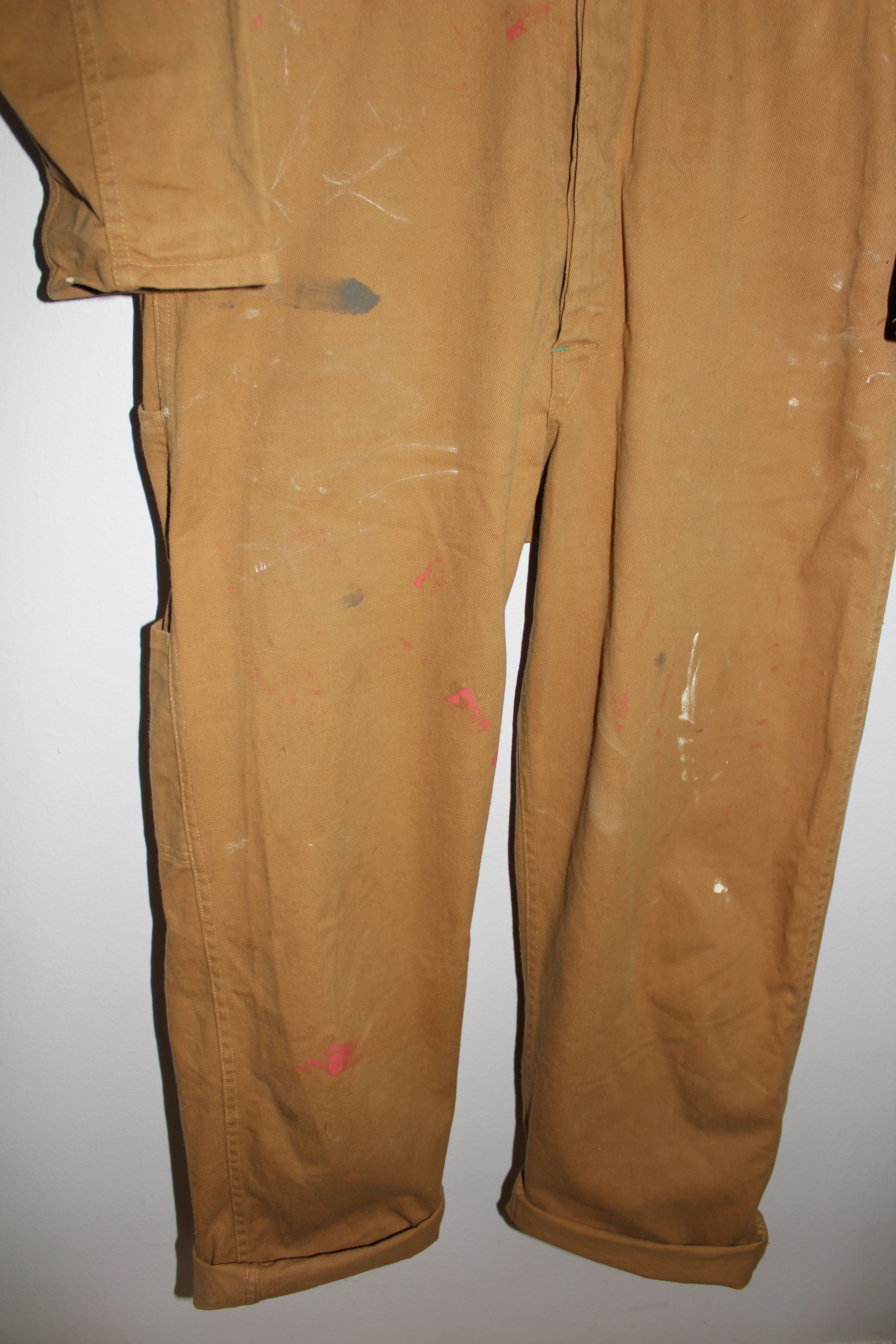 Vintage Bolenium Paint Splattered Canvas Size US 32 / EU 48 - 4 Thumbnail