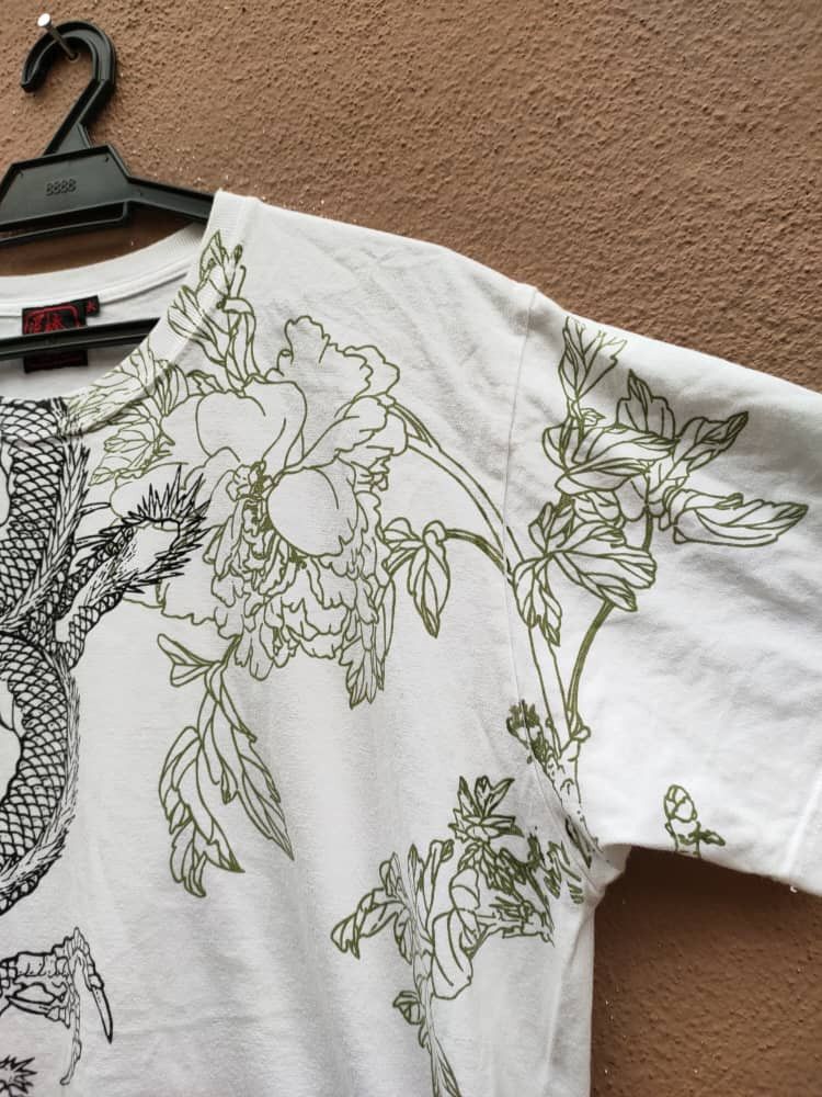 Japanese Brand Sukajan Dragon Overprint Size US L / EU 52-54 / 3 - 3 Thumbnail