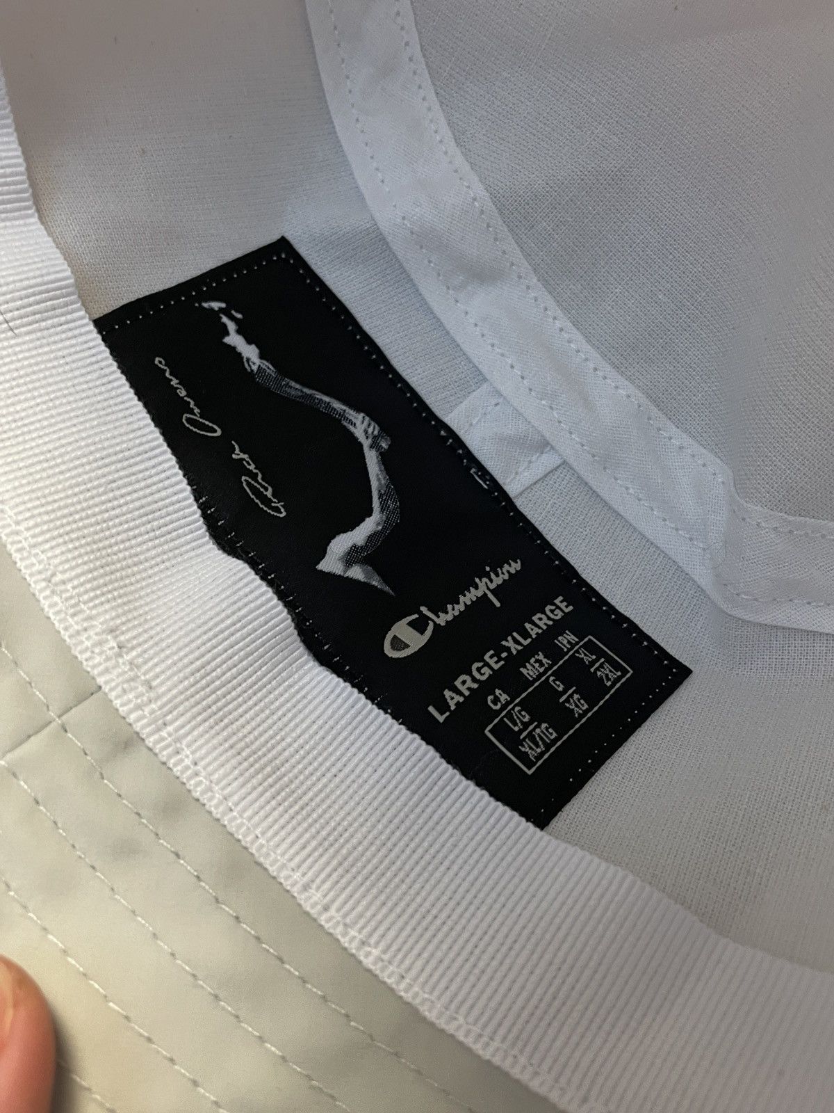 Champion × Rick Owens Rick Owens x Champion Nylon Bucket Hat Size ONE SIZE - 7 Thumbnail