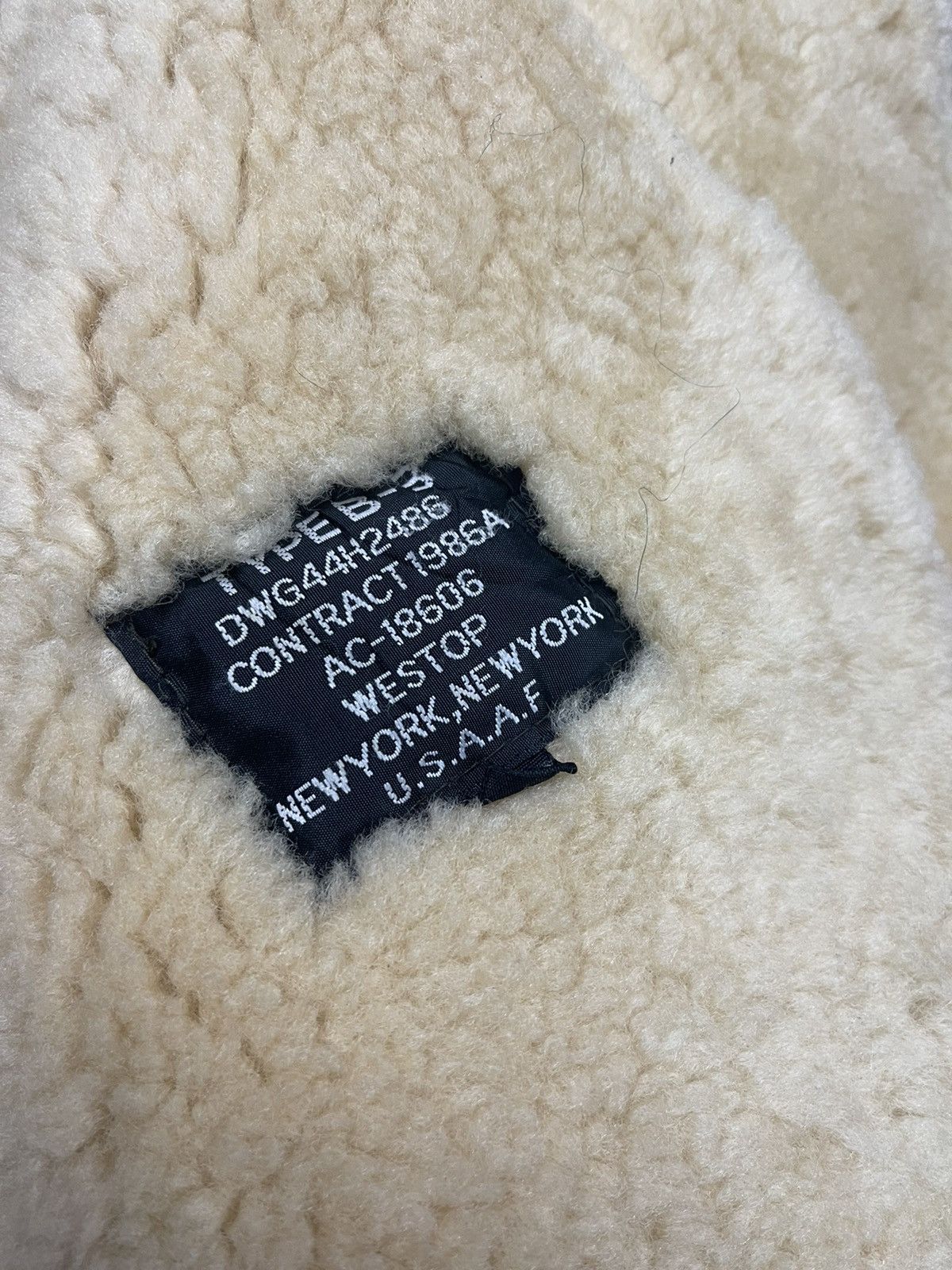 Vintage Westop B3 jacket sheepskin Size US XL / EU 56 / 4 - 4 Thumbnail