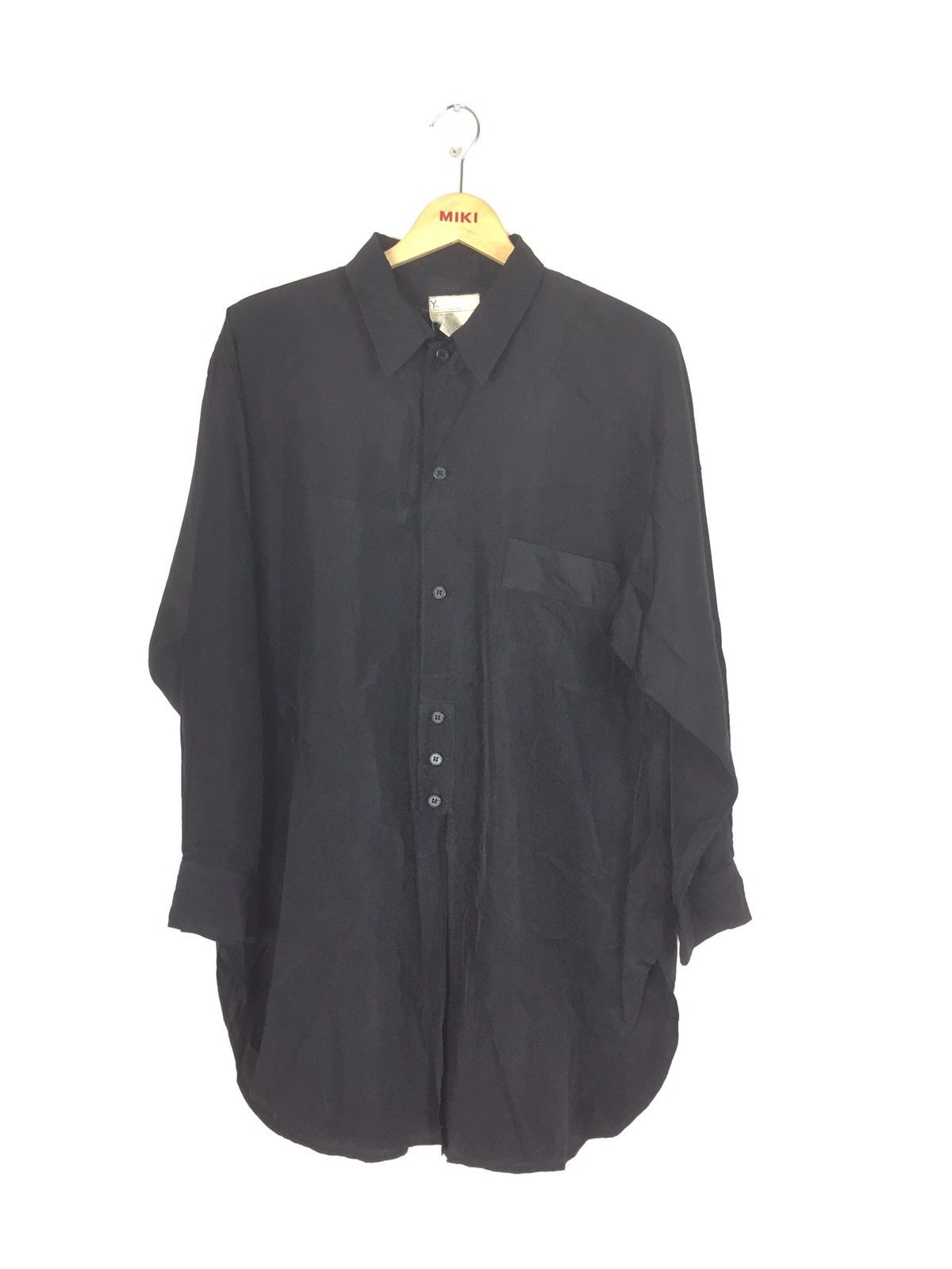 Yohji Yamamoto Y’s black plain shirt Size US M / EU 48-50 / 2 - 1 Thumbnail