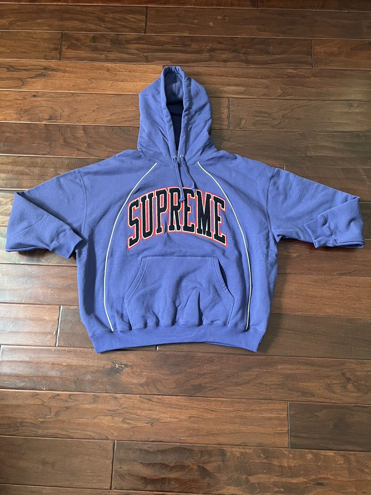 Supreme Bling Red Supreme Hoodie, Grailed