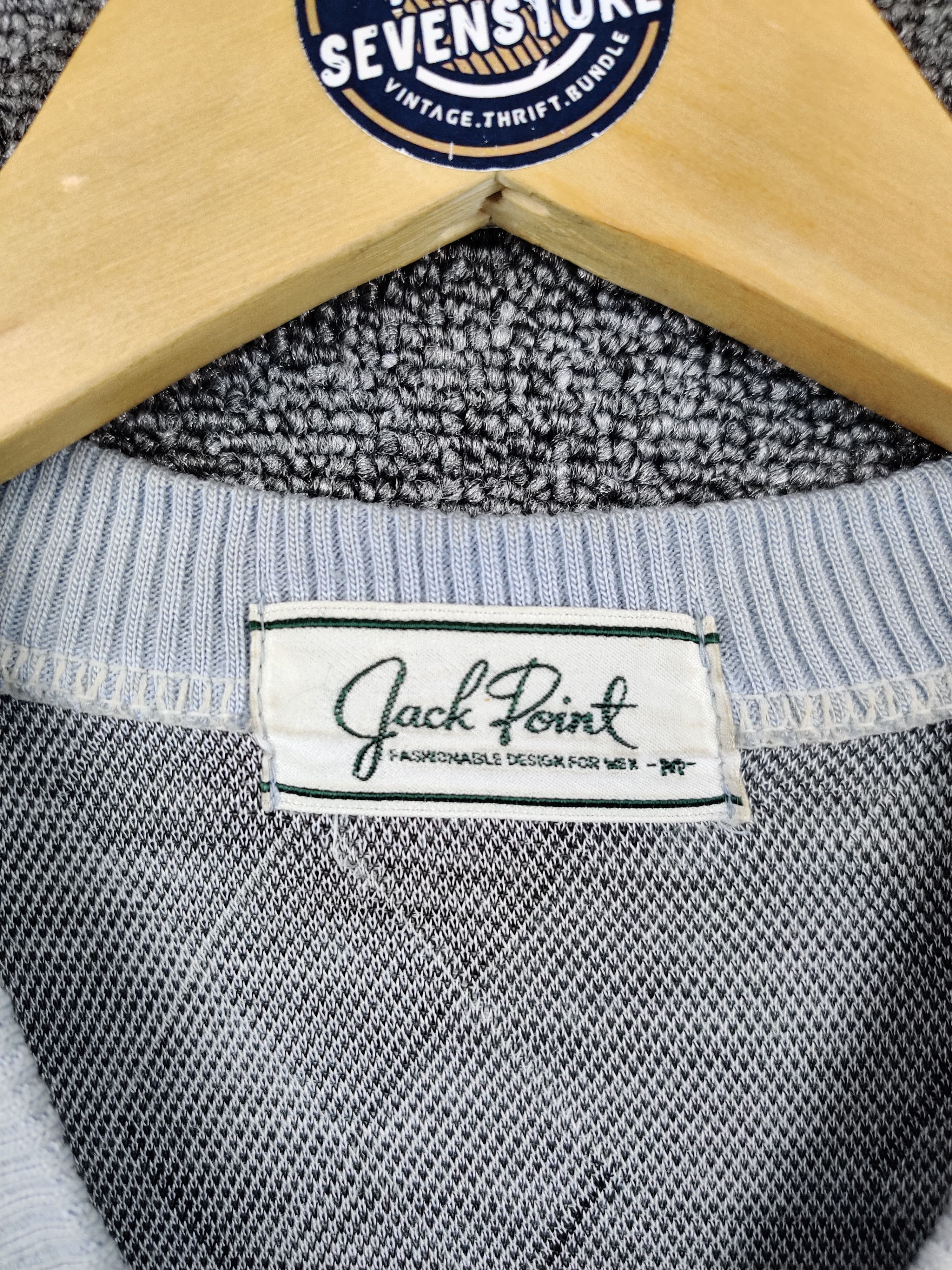 Japanese Brand Vintage Jack Point Checkered Knit Vest Size US M / EU 48-50 / 2 - 6 Thumbnail