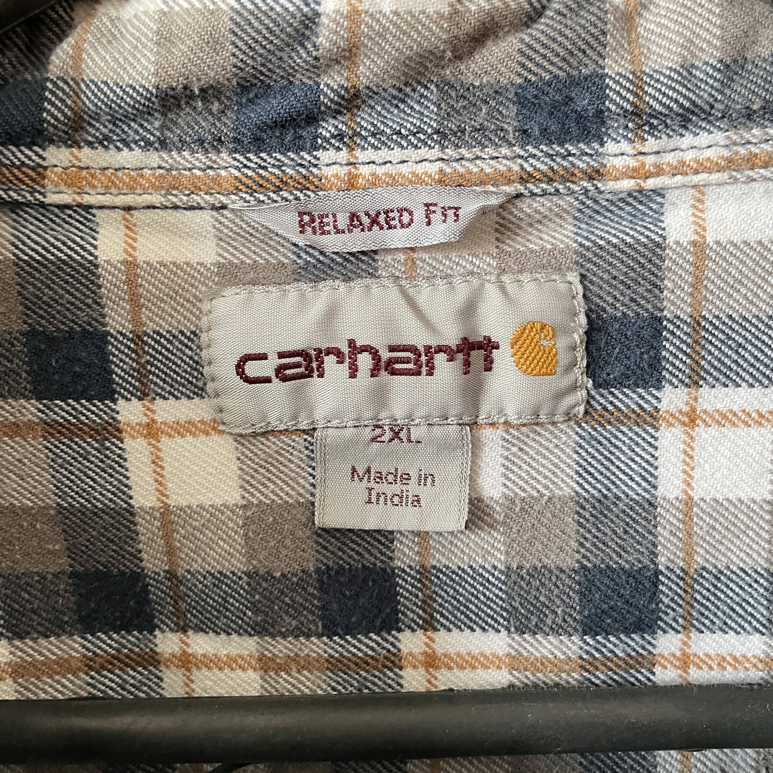 Carhartt Carhartt Vintage Heavy Flannel Plaid Work Shirt Size 2XL Size US XXL / EU 58 / 5 - 5 Thumbnail