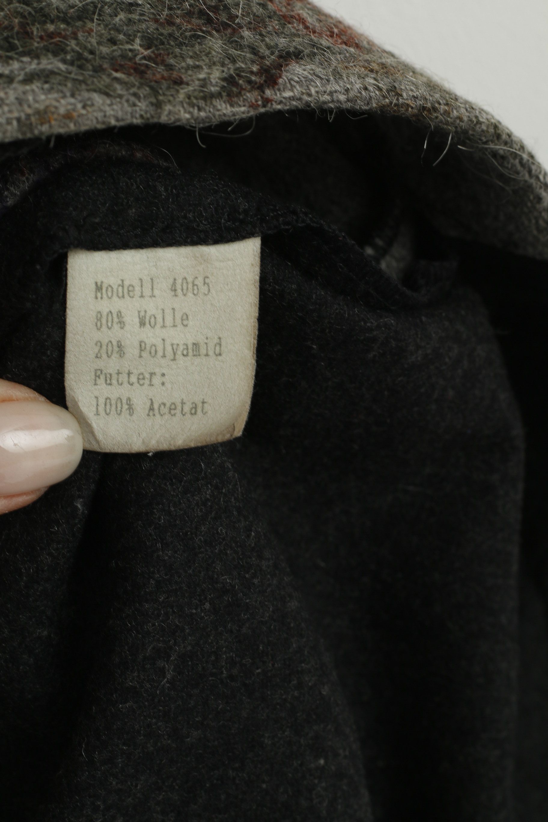 Vintage Vintage Women 44 XXL Bodywarmer Grey Wool Farm 6105 Size XXL / US 16-18 / IT 52-54 - 5 Thumbnail