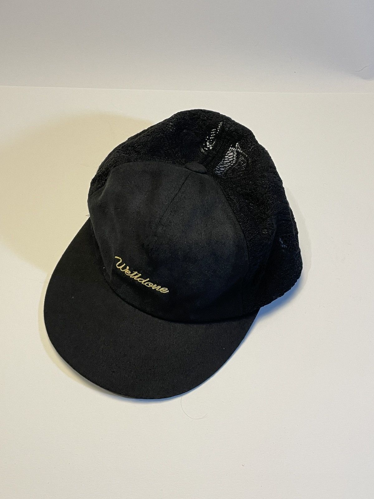 WE11DONE We11done Black Lace Logo Cap Size ONE SIZE - 2 Thumbnail