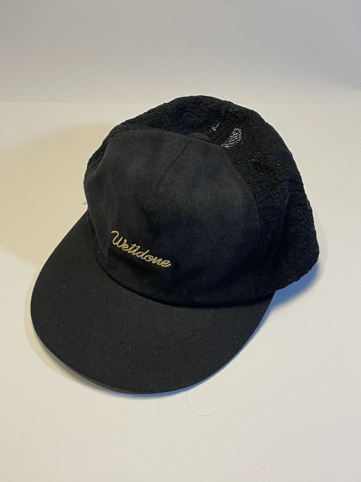 WE11DONE We11done Black Lace Logo Cap Size ONE SIZE - 1 Thumbnail