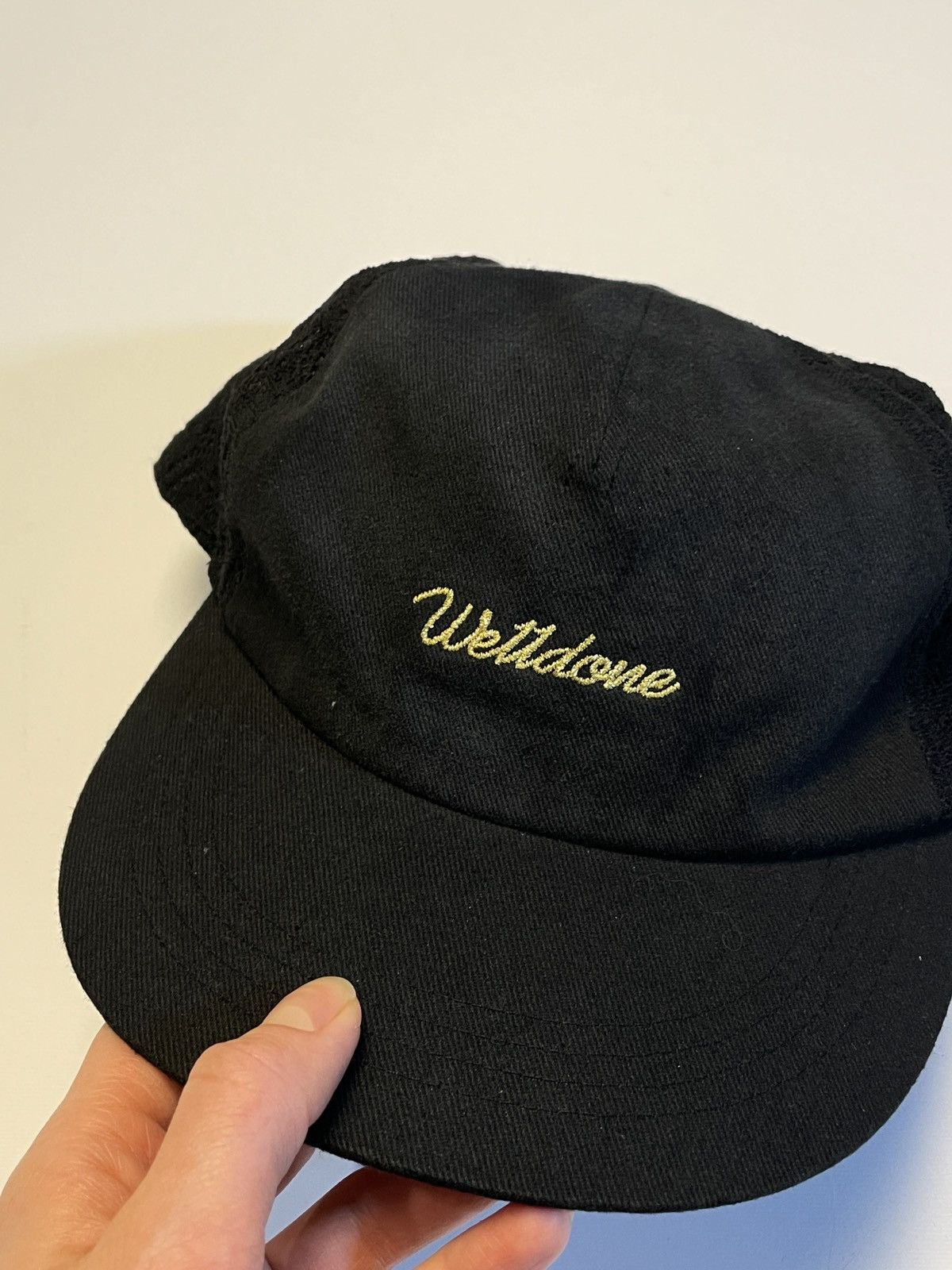 WE11DONE We11done Black Lace Logo Cap Size ONE SIZE - 4 Thumbnail