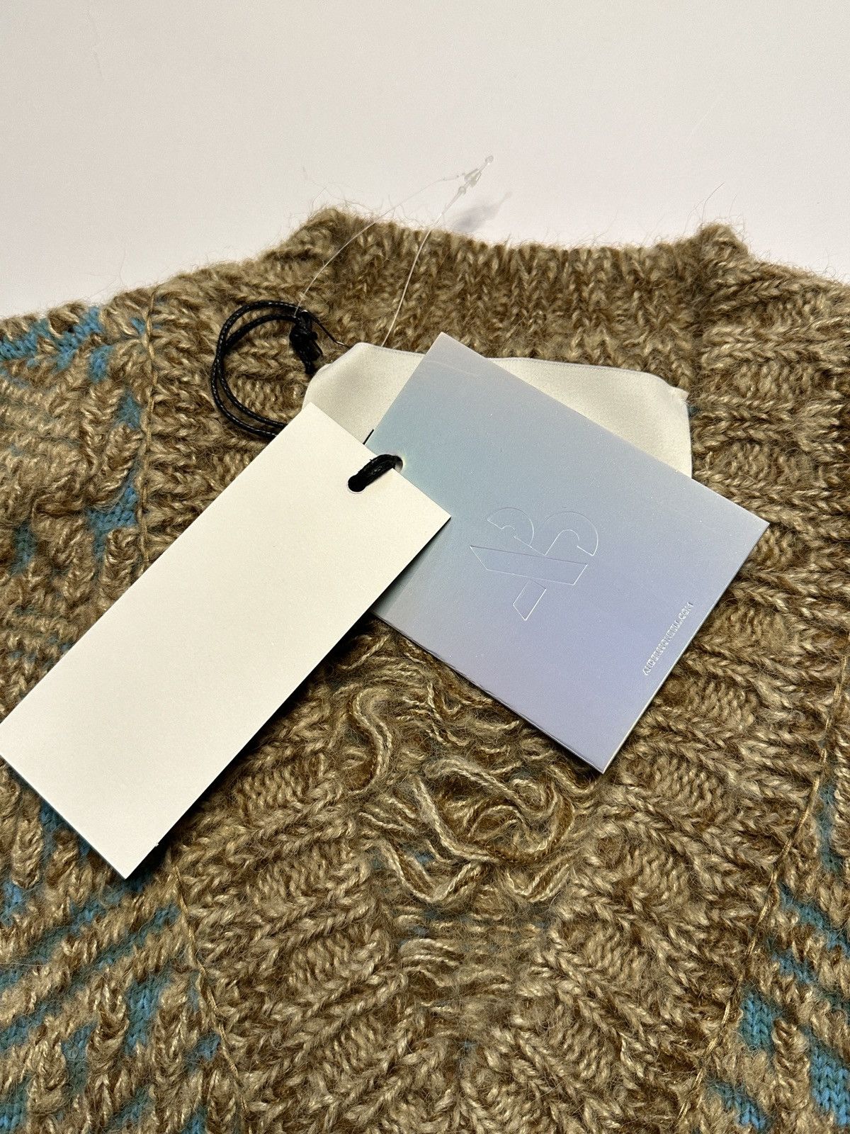Andersson Bell Andersson Bell Beige & Blue Heavy Jacquard Fran Vest Size M / US 6-8 / IT 42-44 - 4 Thumbnail