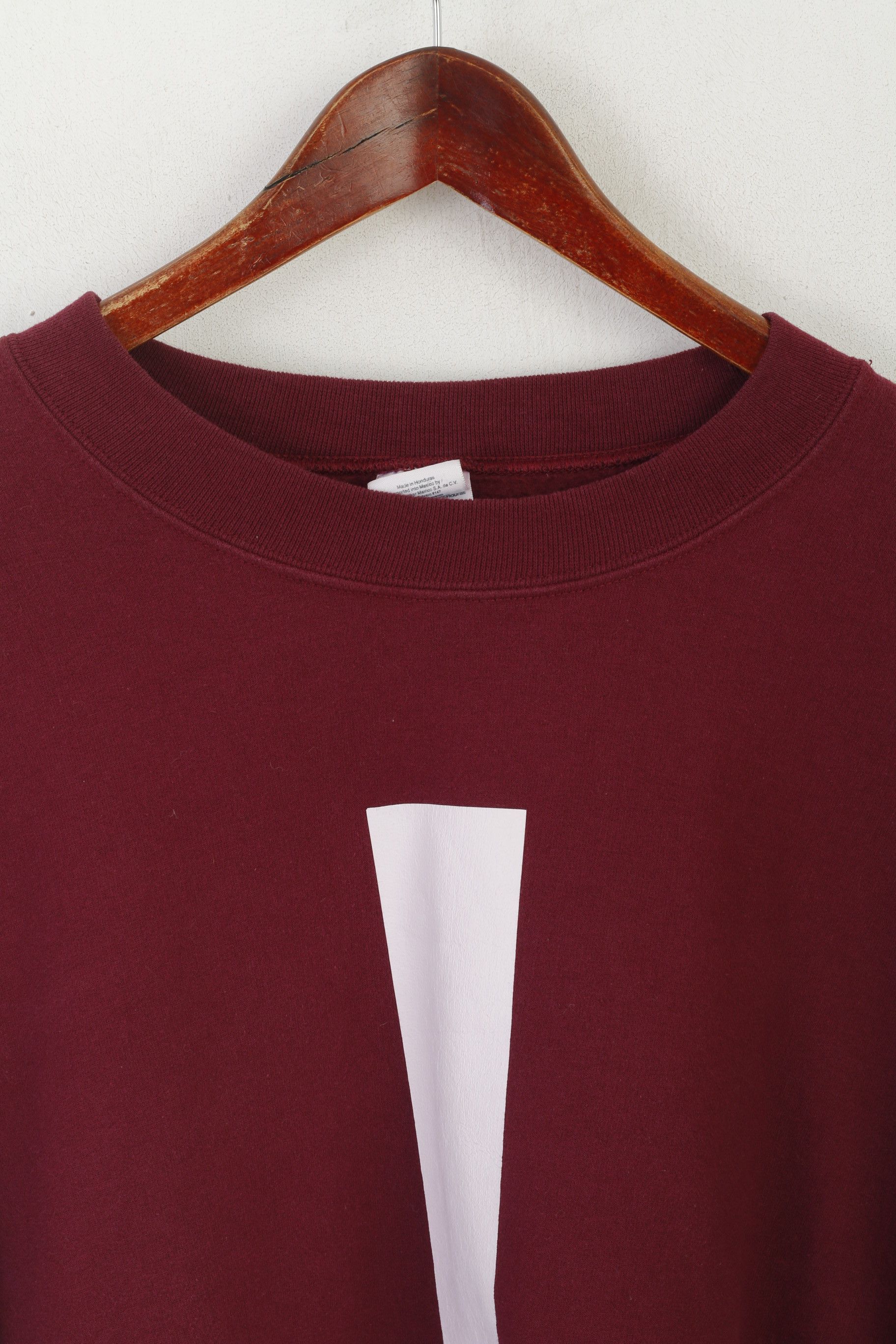 Gildan Gildan Men XXL Sweatshirt Maroon Cotton Cross 3801 Size US XXL / EU 58 / 5 - 3 Thumbnail