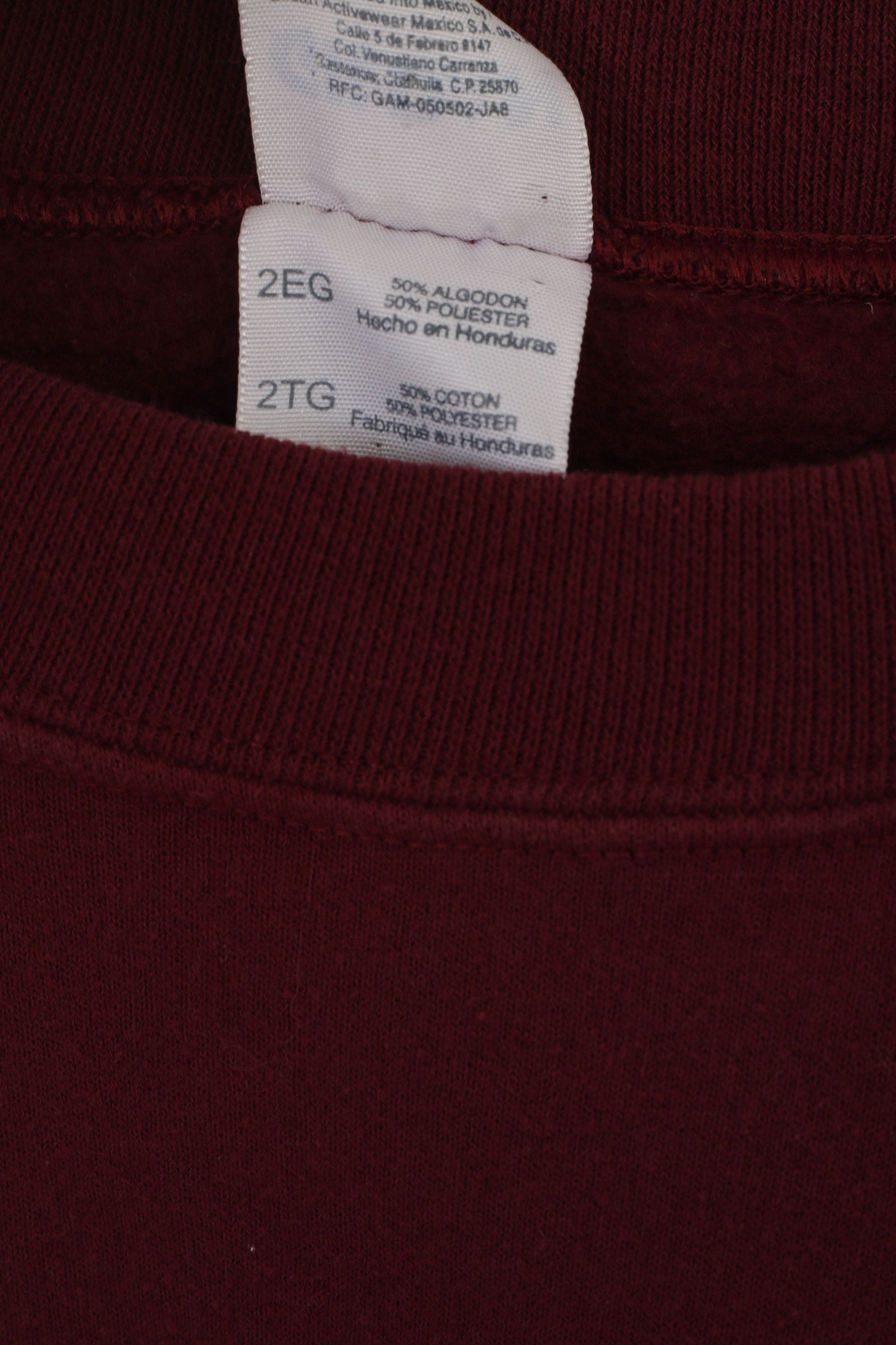Gildan Gildan Men XXL Sweatshirt Maroon Cotton Cross 3801 Size US XXL / EU 58 / 5 - 5 Thumbnail