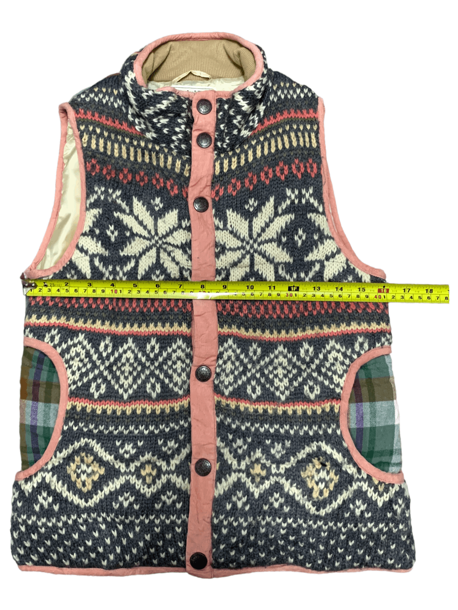 Japanese Brand Vintage Japanese Brand Navajo Style Knitwears Vest Size US S / EU 44-46 / 1 - 5 Thumbnail
