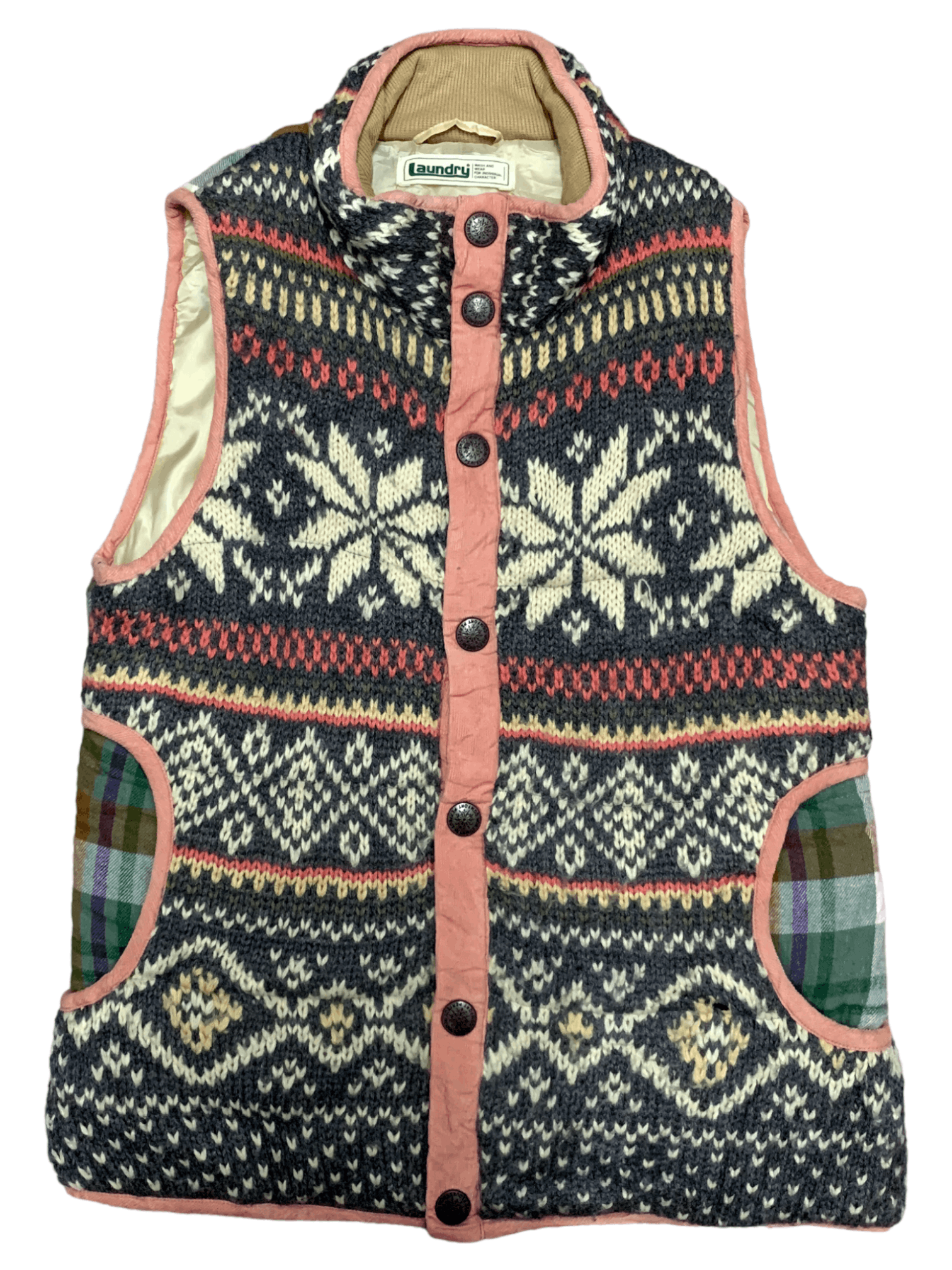 Japanese Brand Vintage Japanese Brand Navajo Style Knitwears Vest Size US S / EU 44-46 / 1 - 1 Thumbnail