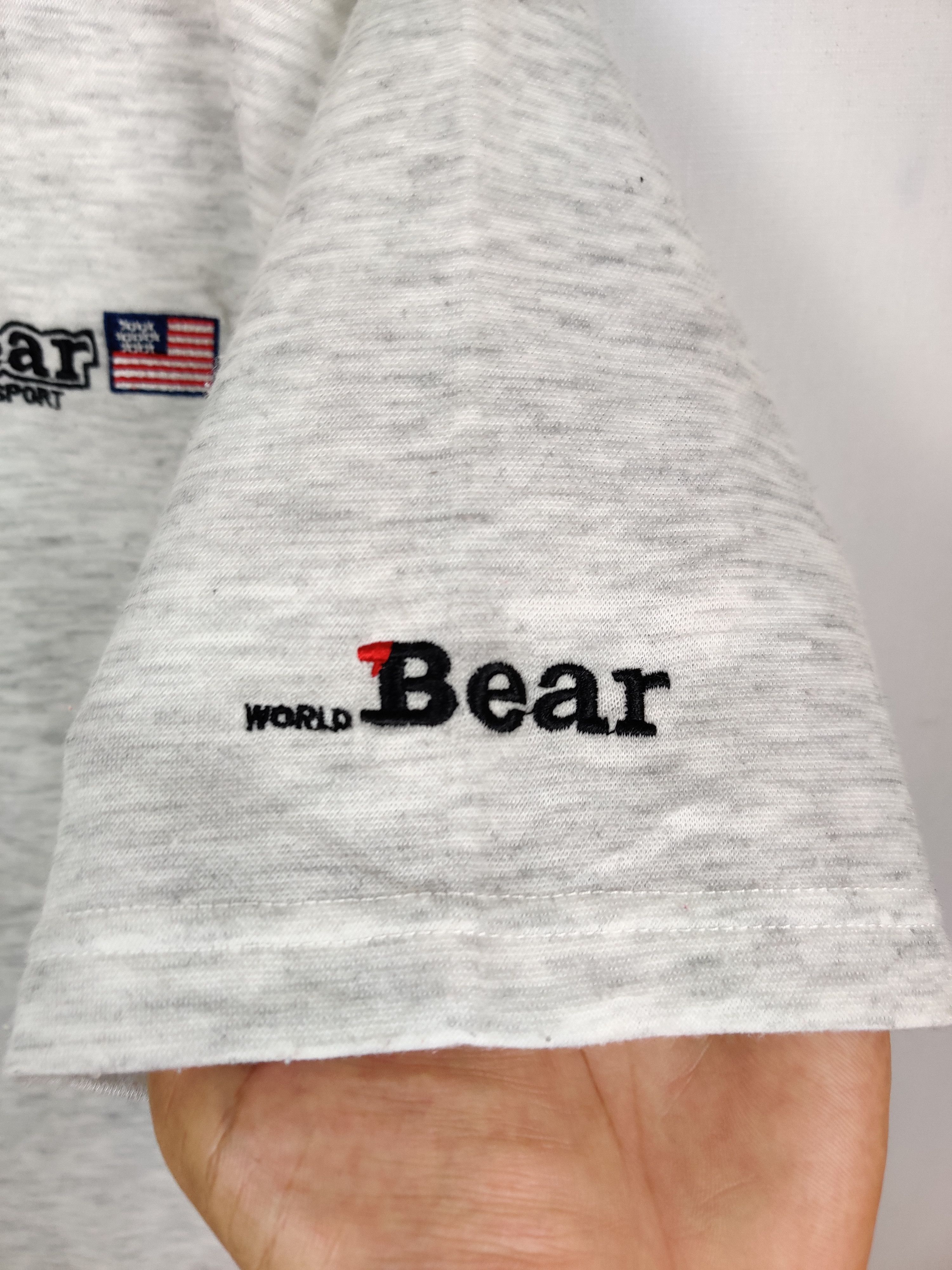 Japanese Brand Vintage World Bear Sport Tee Tshirt Size US L / EU 52-54 / 3 - 6 Thumbnail