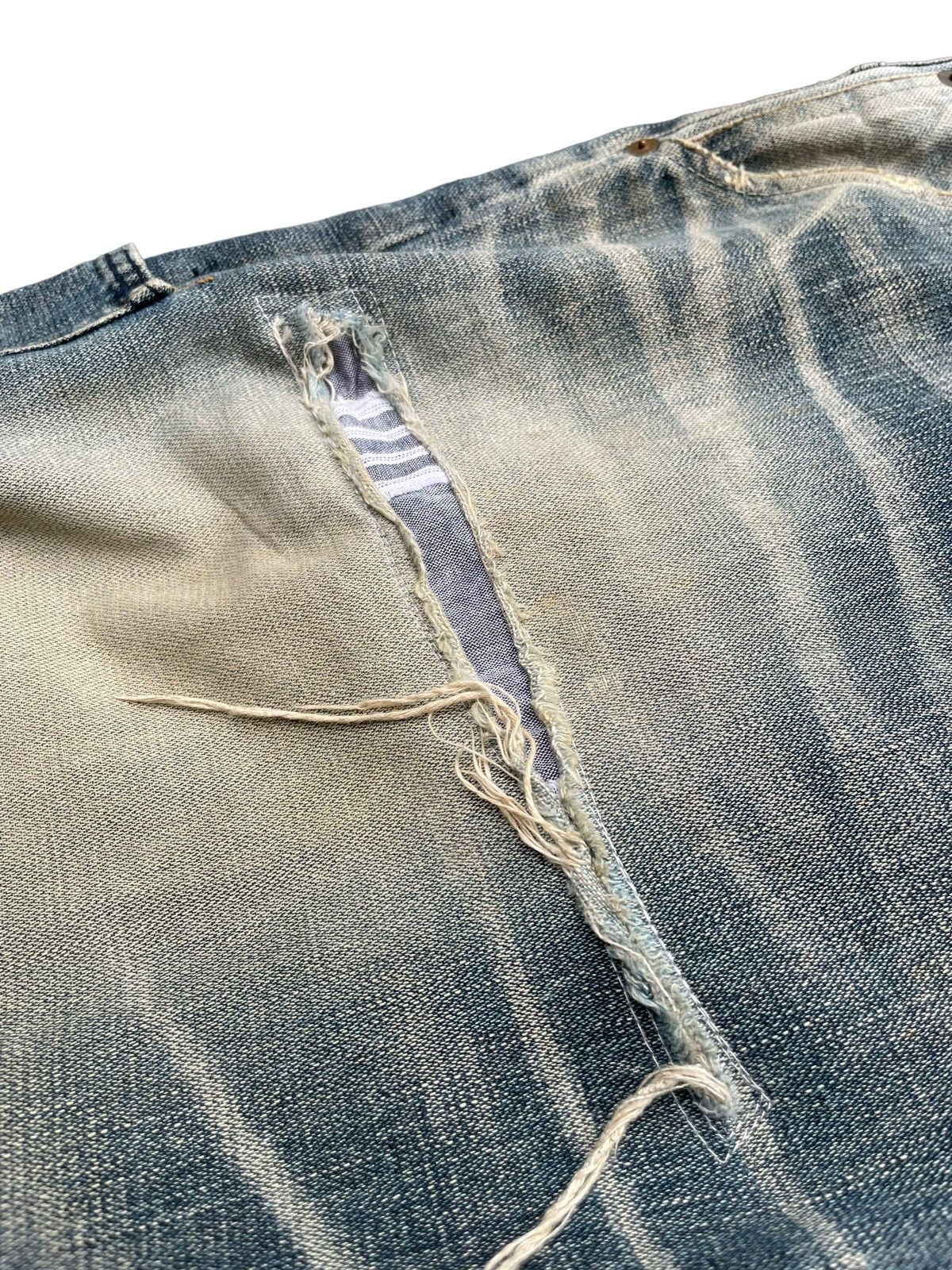 MasterPiece Vintage Masterpiece Distresed Denim Size US 38 / EU 54 - 12 Thumbnail