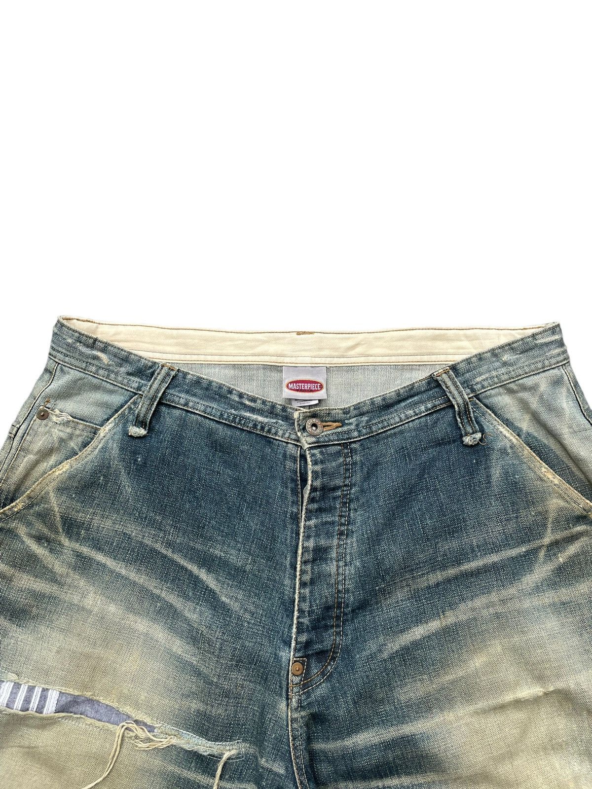 MasterPiece Vintage Masterpiece Distresed Denim Size US 38 / EU 54 - 6 Thumbnail