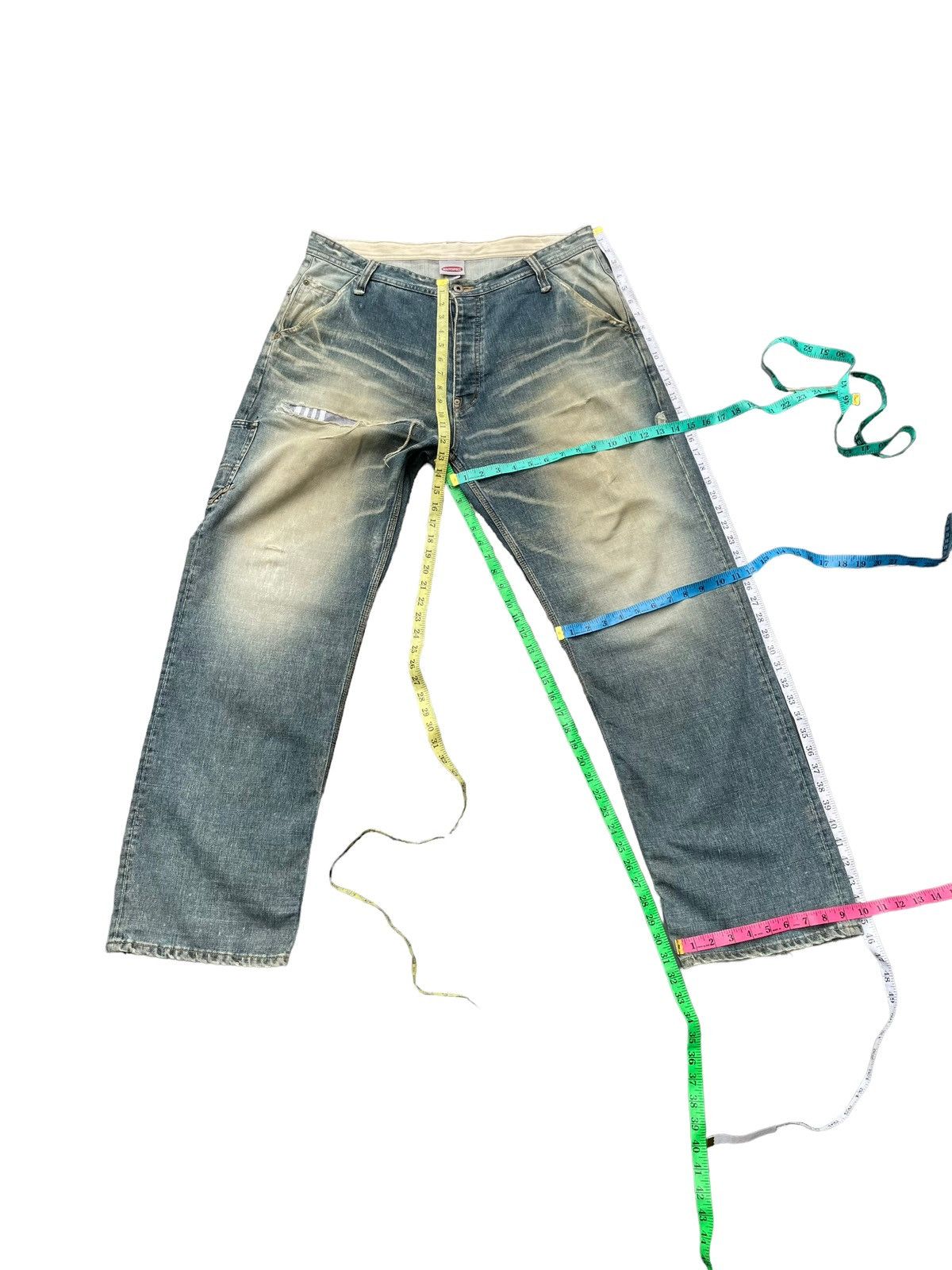 MasterPiece Vintage Masterpiece Distresed Denim Size US 38 / EU 54 - 22 Thumbnail