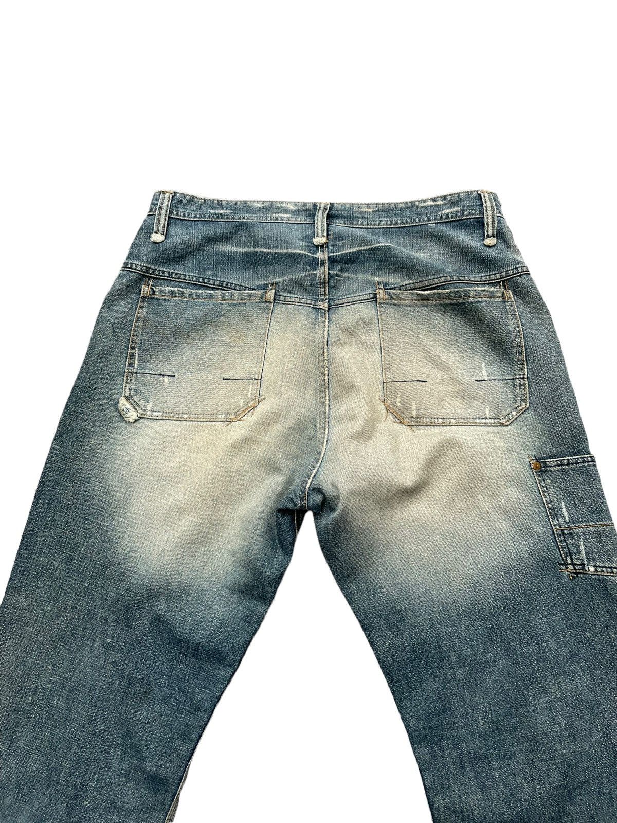 MasterPiece Vintage Masterpiece Distresed Denim Size US 38 / EU 54 - 11 Thumbnail