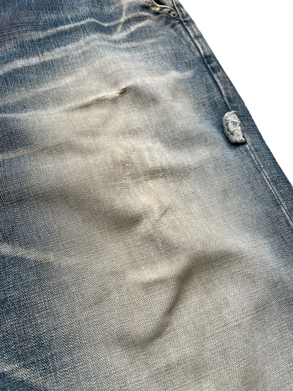 MasterPiece Vintage Masterpiece Distresed Denim Size US 38 / EU 54 - 4 Thumbnail