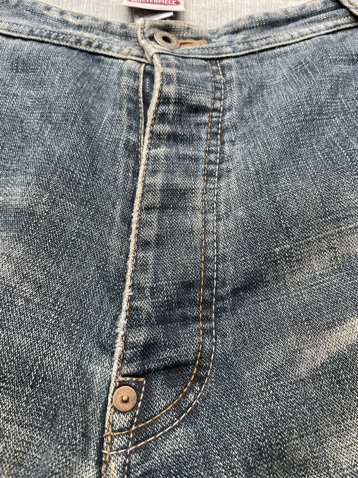 MasterPiece Vintage Masterpiece Distresed Denim Size US 38 / EU 54 - 20 Thumbnail