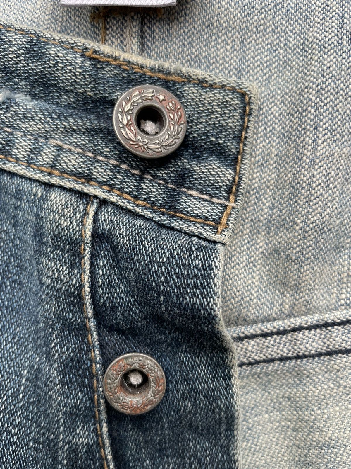 MasterPiece Vintage Masterpiece Distresed Denim Size US 38 / EU 54 - 18 Thumbnail