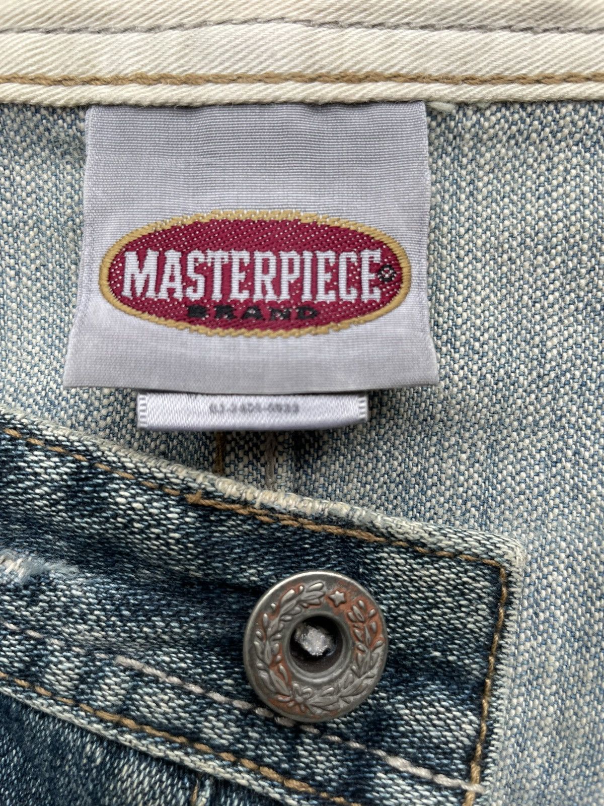 MasterPiece Vintage Masterpiece Distresed Denim Size US 38 / EU 54 - 17 Thumbnail