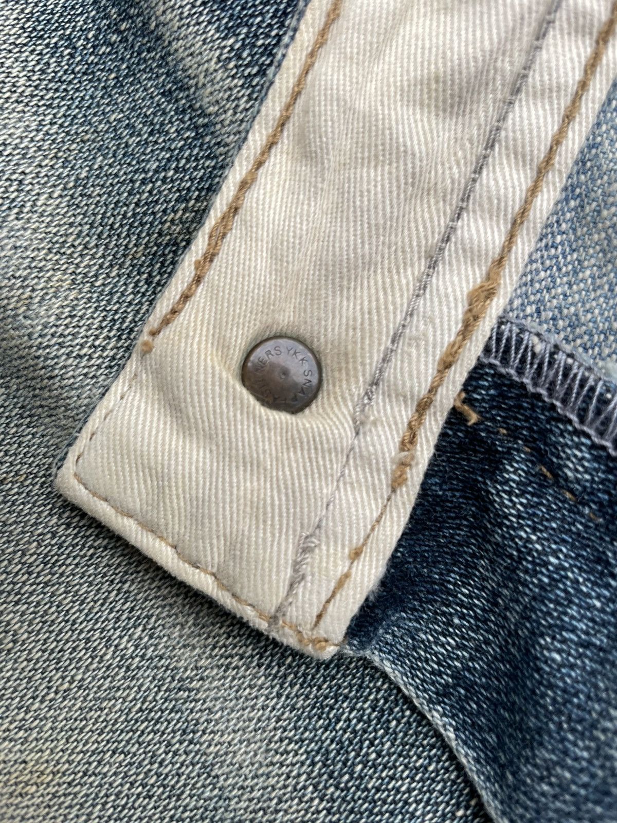 MasterPiece Vintage Masterpiece Distresed Denim Size US 38 / EU 54 - 15 Thumbnail