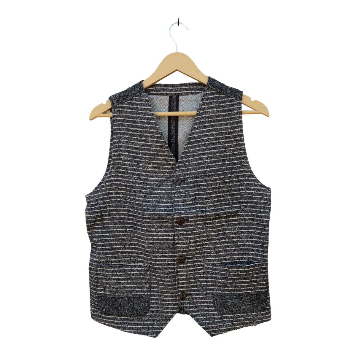 Hamnett Vest Color Stripe