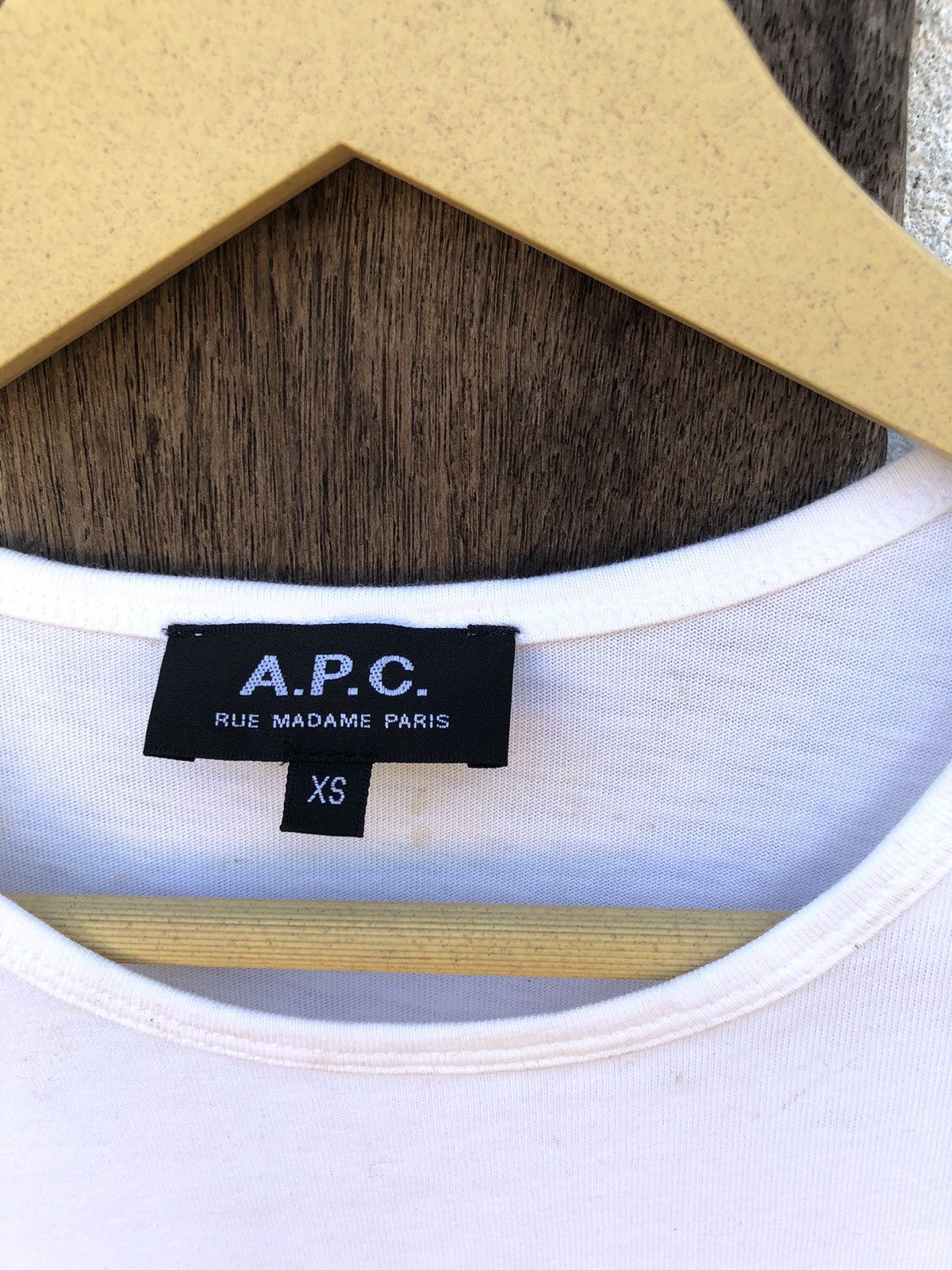 A.P.C. A.P.C Rue Madame Paris Box Logo Tee Shirt Size XS / US 0-2 / IT 36-38 - 4 Thumbnail
