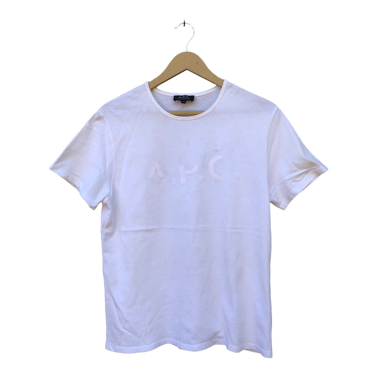 A.P.C. A.P.C Rue Madame Paris Box Logo Tee Shirt Size XS / US 0-2 / IT 36-38 - 1 Thumbnail