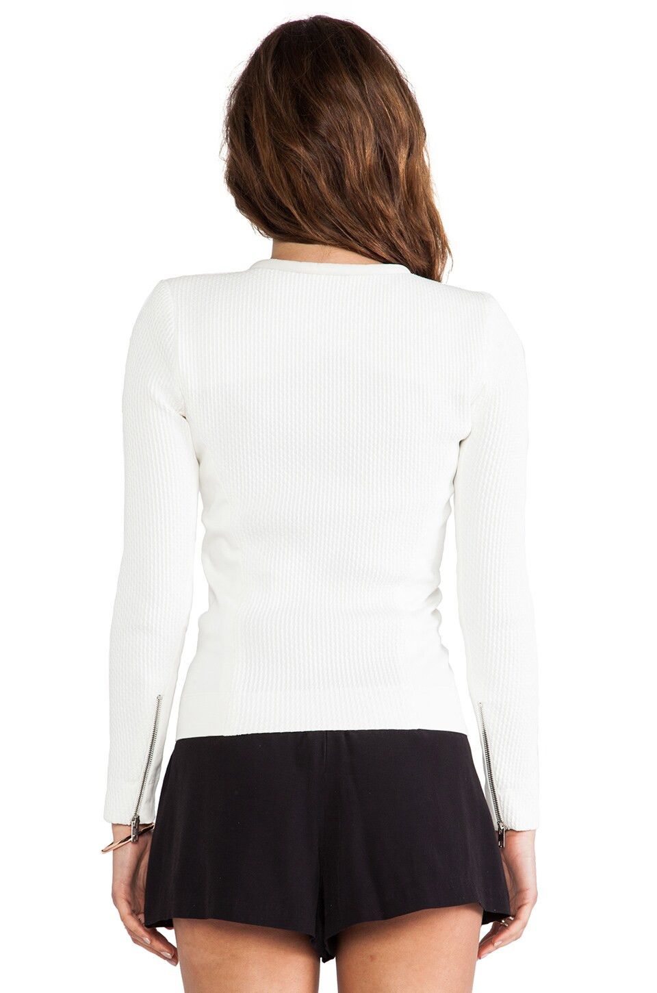 Iro IRO Brock Textured Leather Zip Jacket Size 34 XS Size XS / US 0-2 / IT 36-38 - 17 Thumbnail